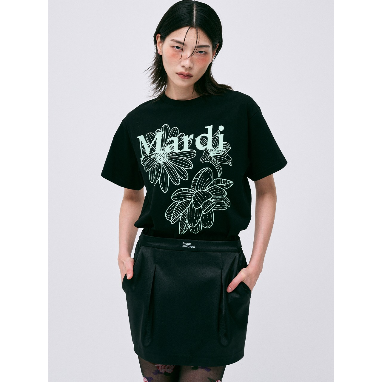 TSHIRT TRIPLE FLOWER