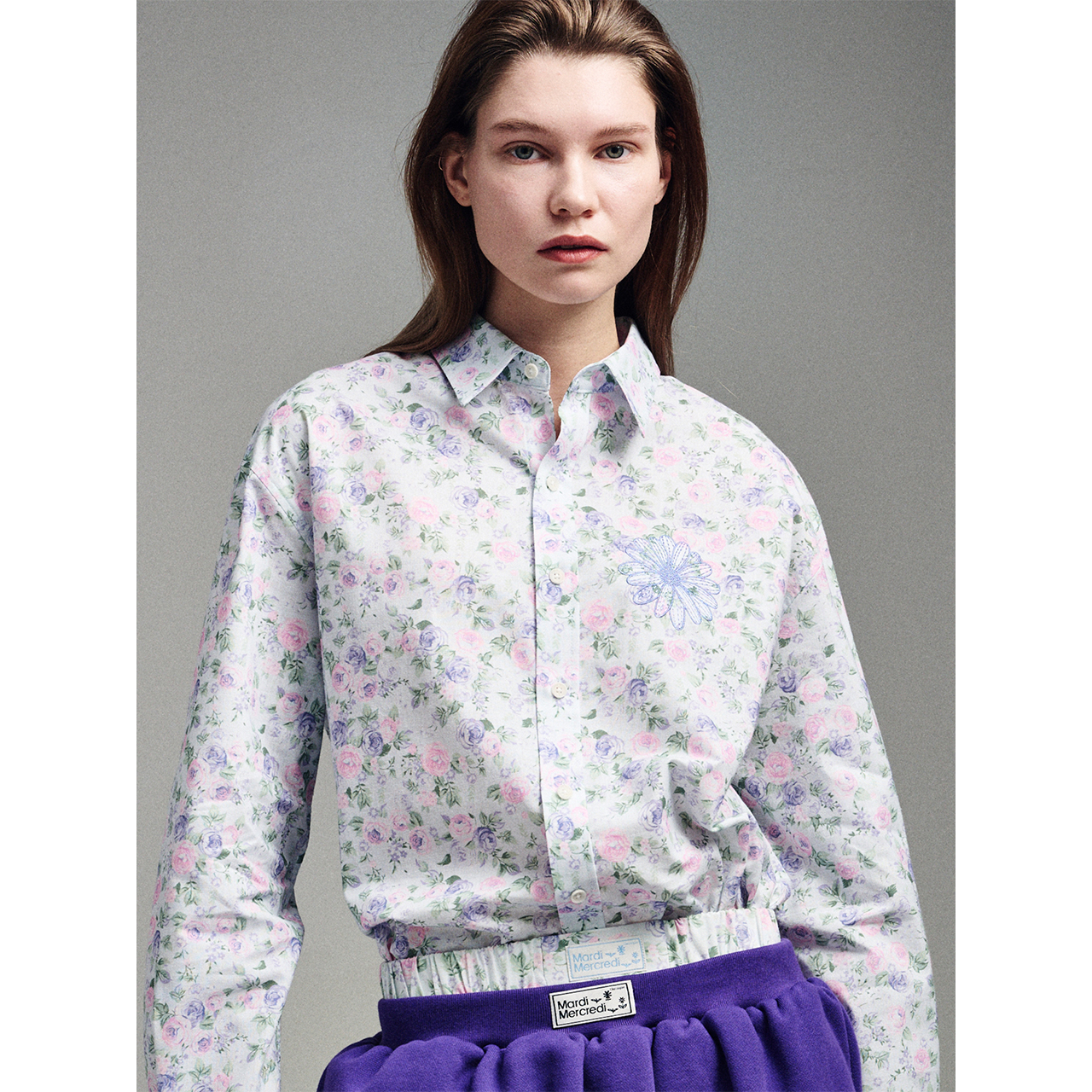 COTTON SHIRT FLORAL