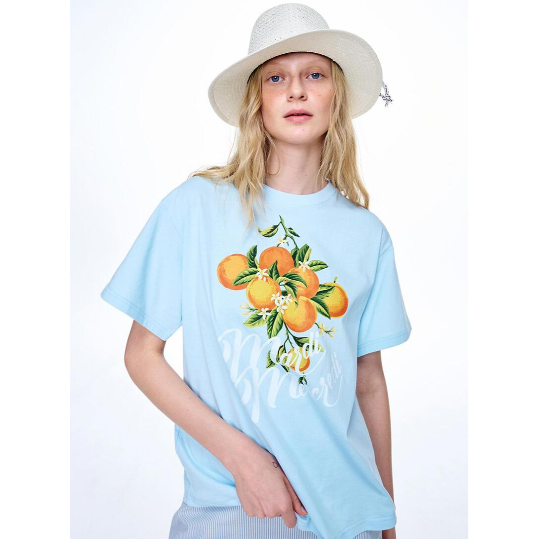 TSHIRT ORANGE BRANCHE