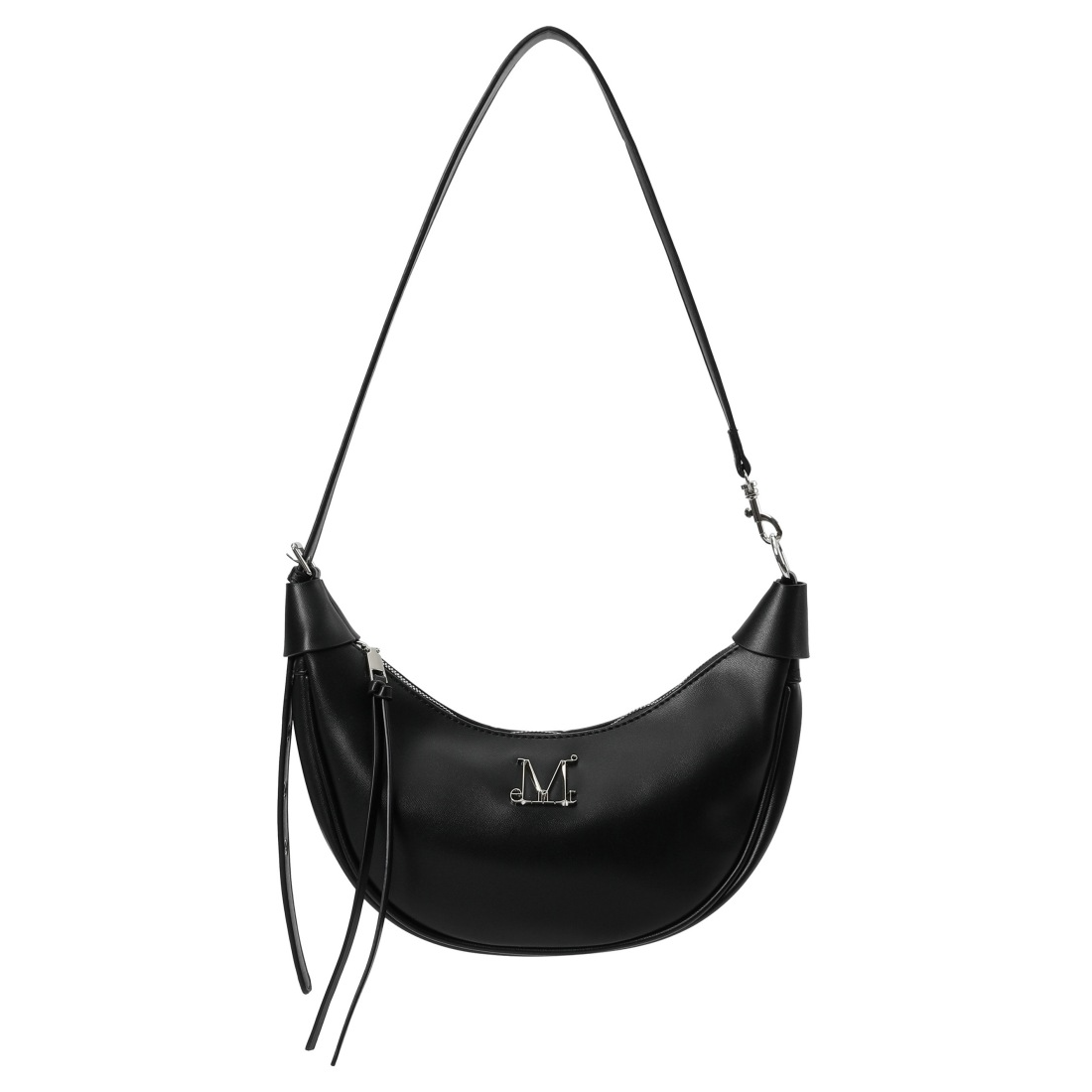 MOONBELLA METAL LOGO HALF-MOON CROSS BAG UNISEX