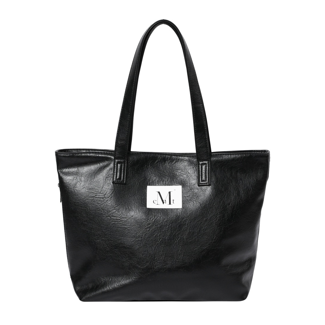 RIENNE SIDE ZIPPER LEATHER SHOULDER BAG UNISEX