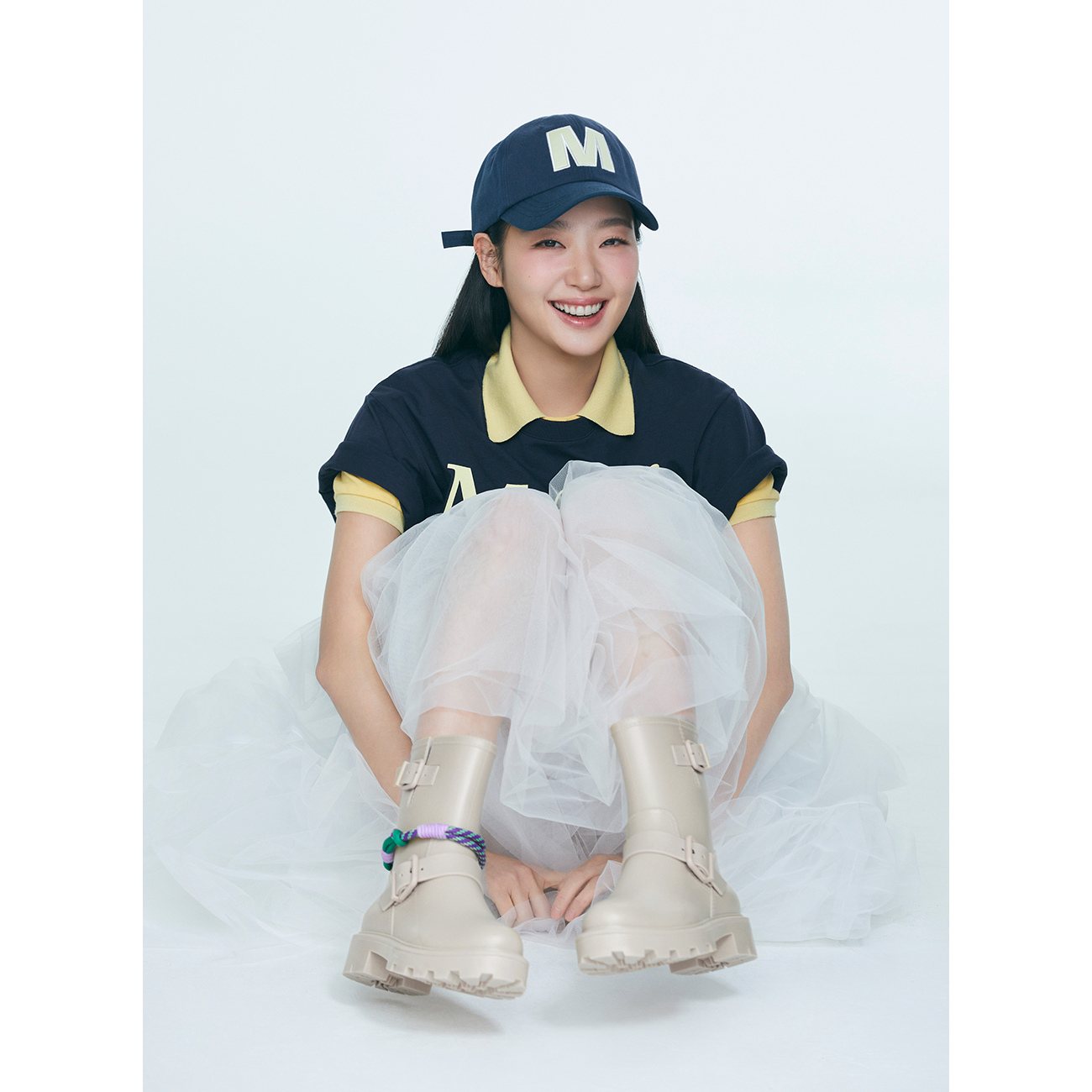 BUCKLE RAIN BOOTS MIDDLE