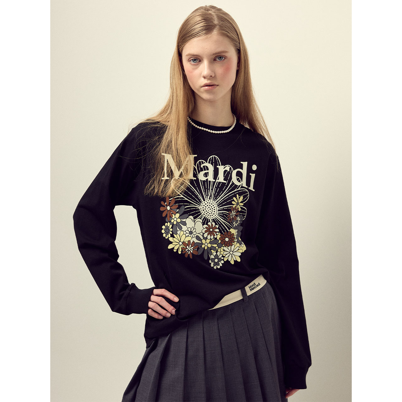 TSHIRT LONG SLEEVE FLOWERMARDI JARDIN