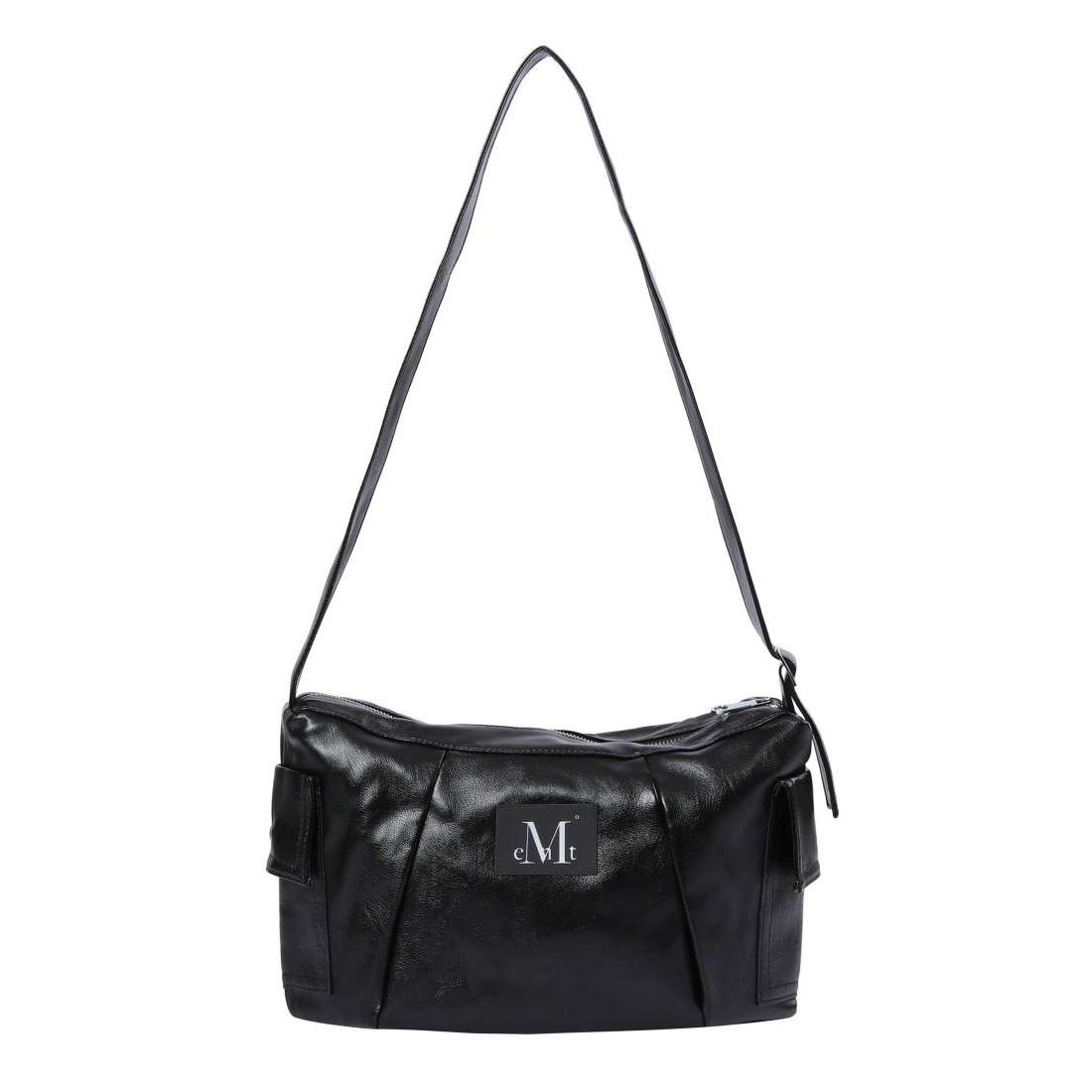 DUDELY SIDE POCKET VINTAGE LEATHER SHOULDER BAG UNISEX