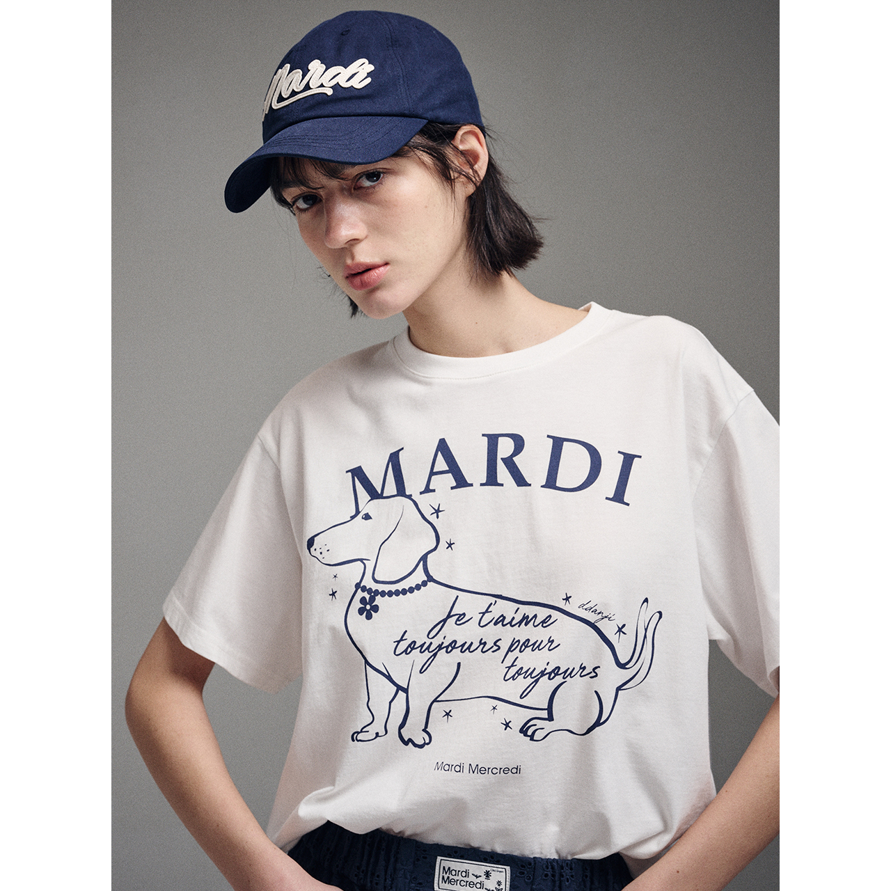 TSHIRT SWING THE TAIL DDANJI FLOWER CHOKER