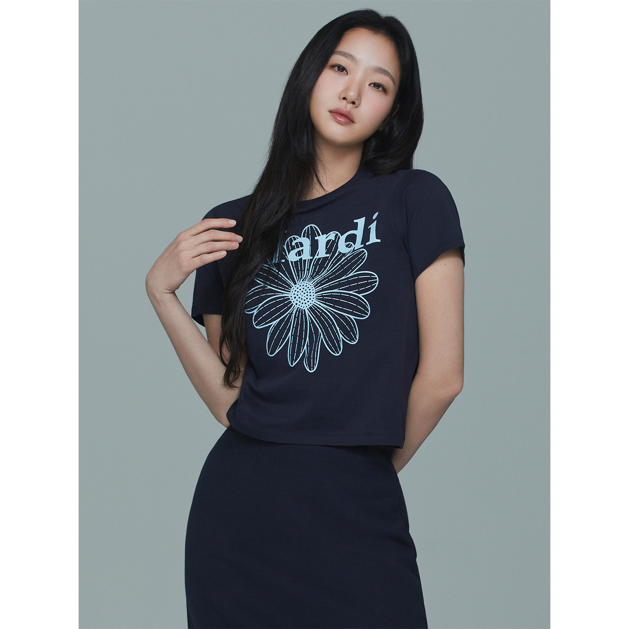 SLIM TSHIRT FLOWERMARDI