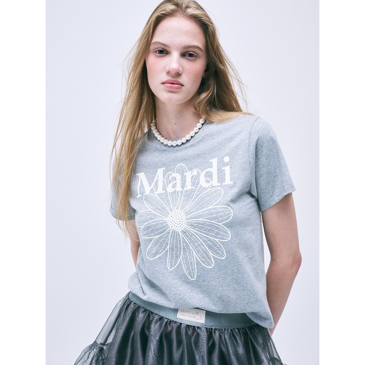 SLIM TSHIRT FLOWERMARDI