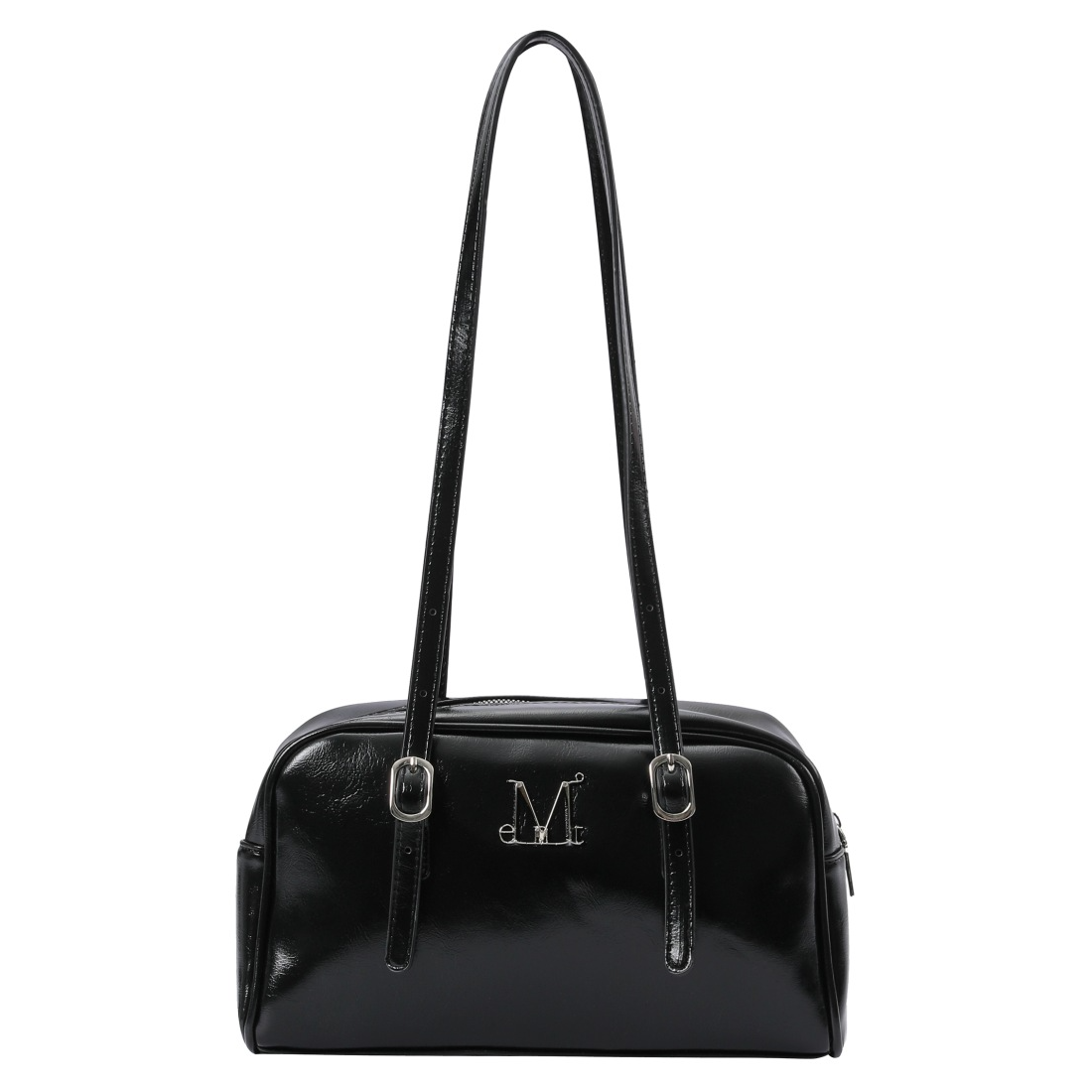 LUIN METAL LOGO BAGUETTE BAG UNISEX