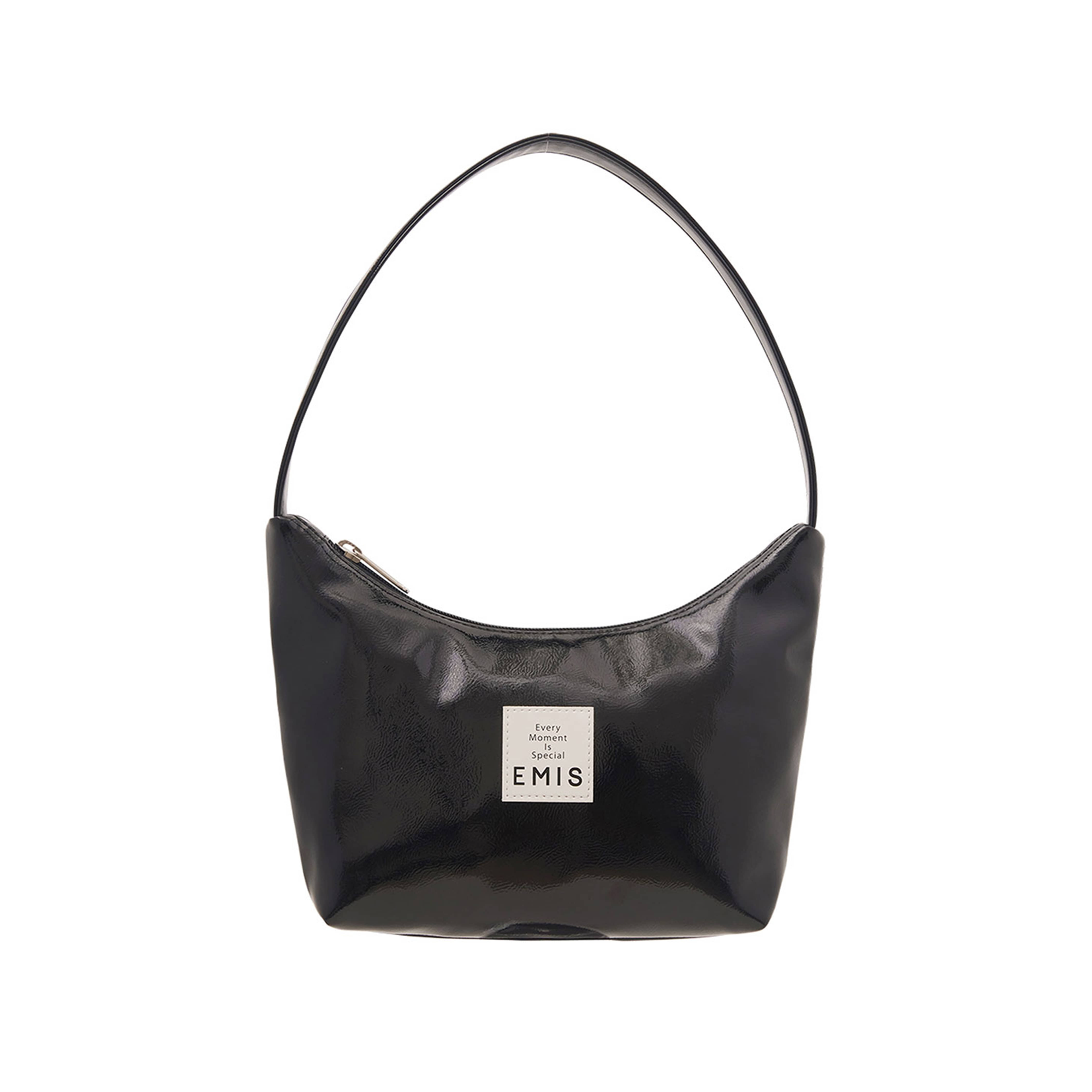 NEW ENAMEL HOBO BAG