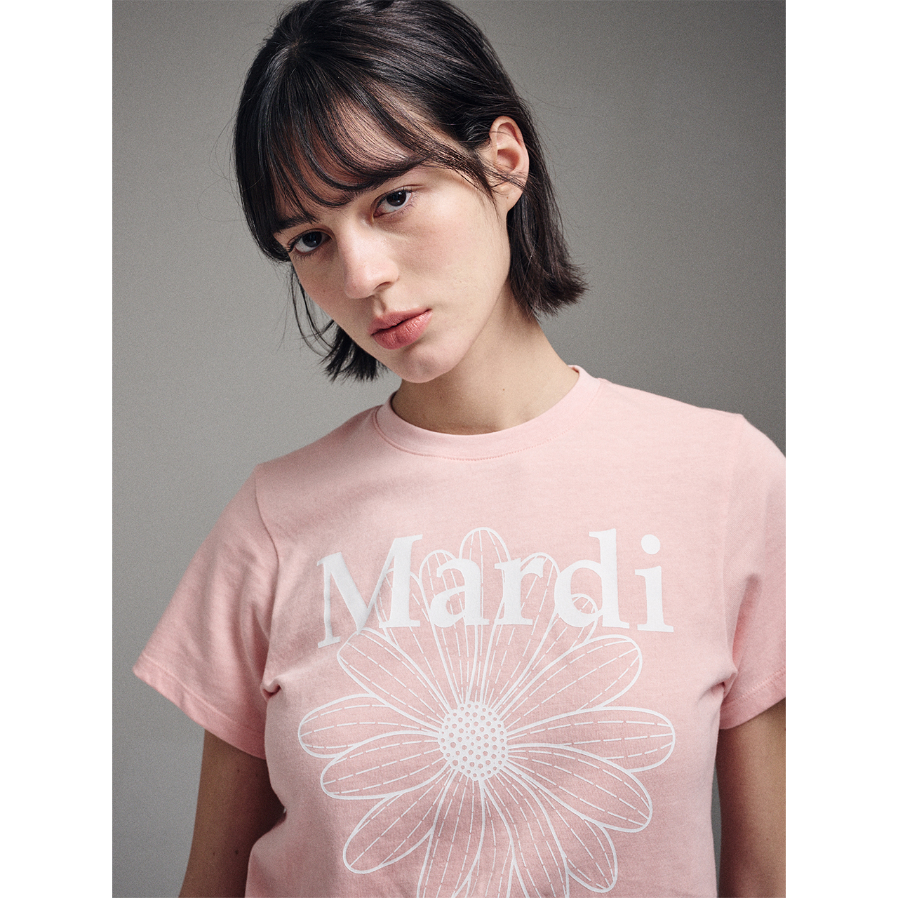 SLIM TSHIRT FLOWERMARDI WASHING