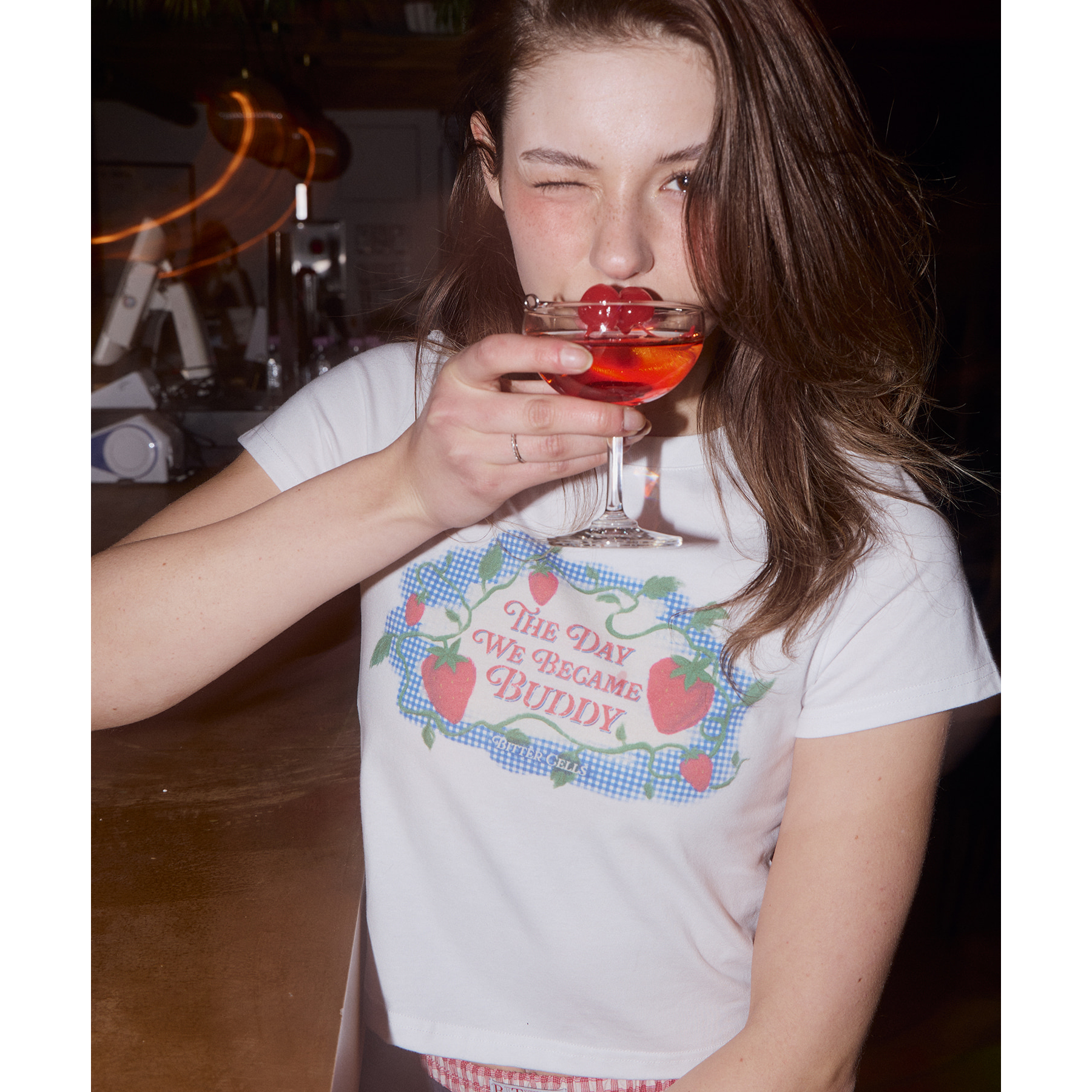 Sweetpea Berry Tee