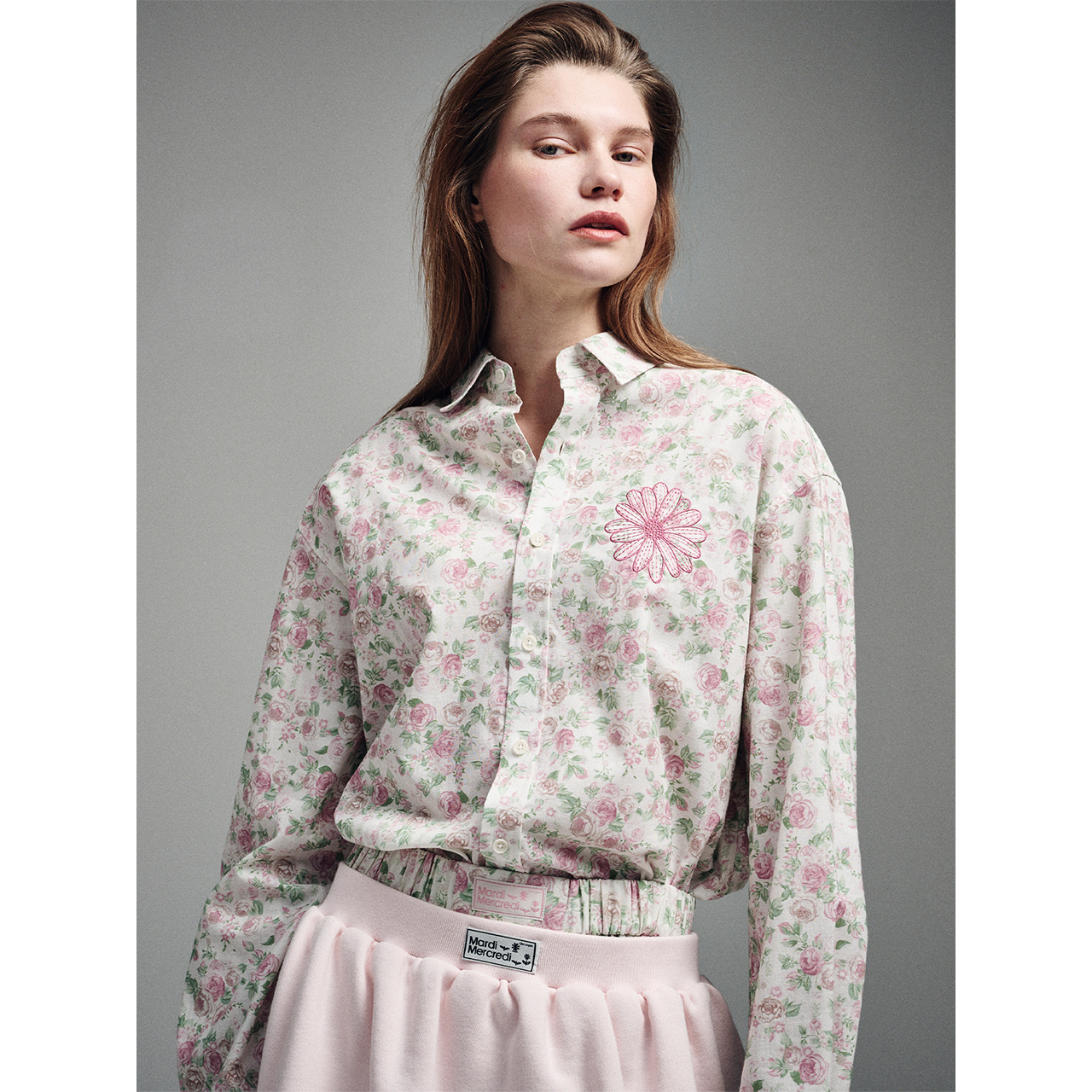 COTTON SHIRT FLORAL