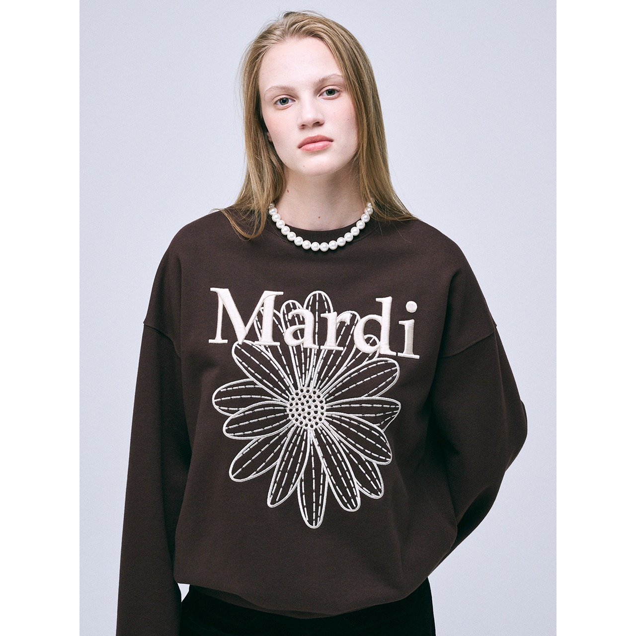 SWEATSHIRT FLOWERMARDI NEEDLEWORK