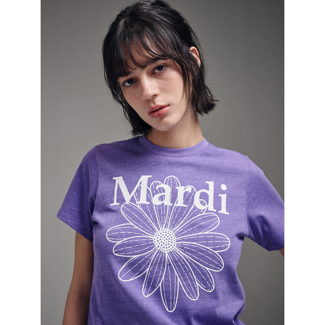 SLIM TSHIRT FLOWERMARDI WASHING