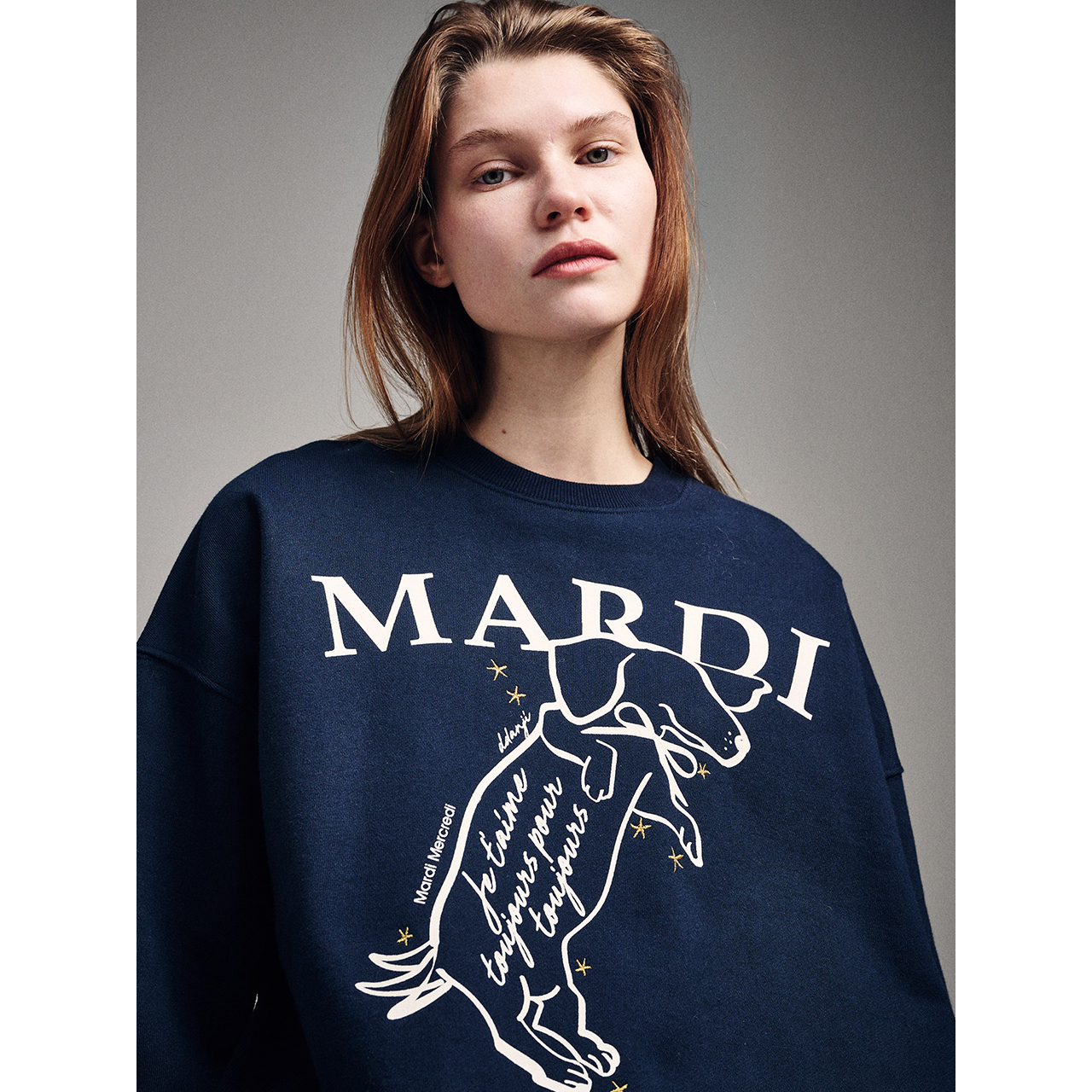 SWEATSHIRT SWING THE TAIL DDANJI