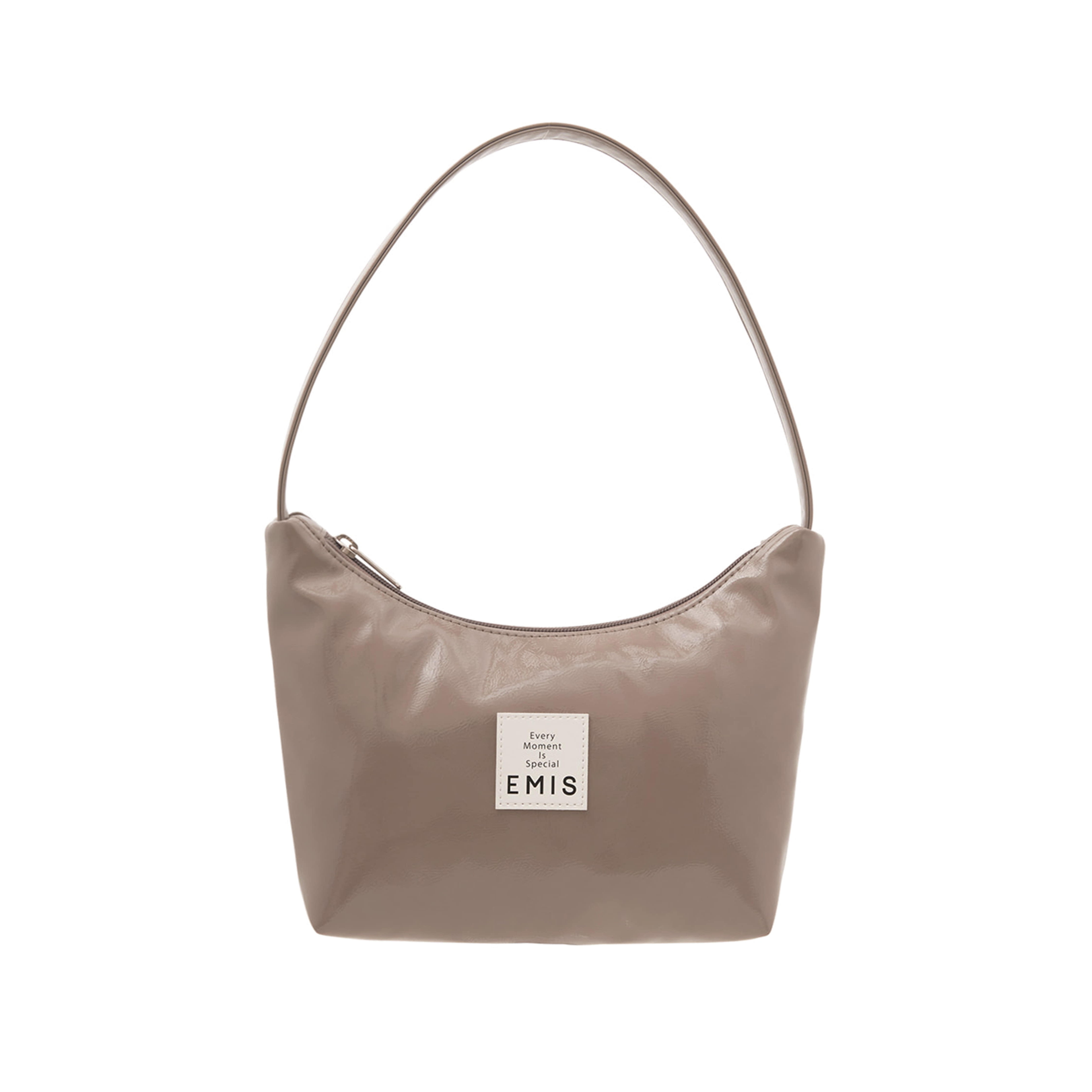 NEW ENAMEL HOBO BAG