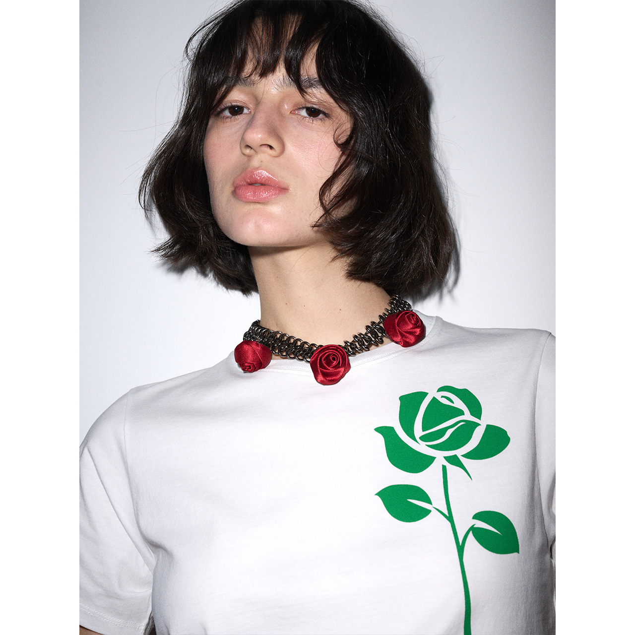 SLIM TSHIRT UNE ROSE