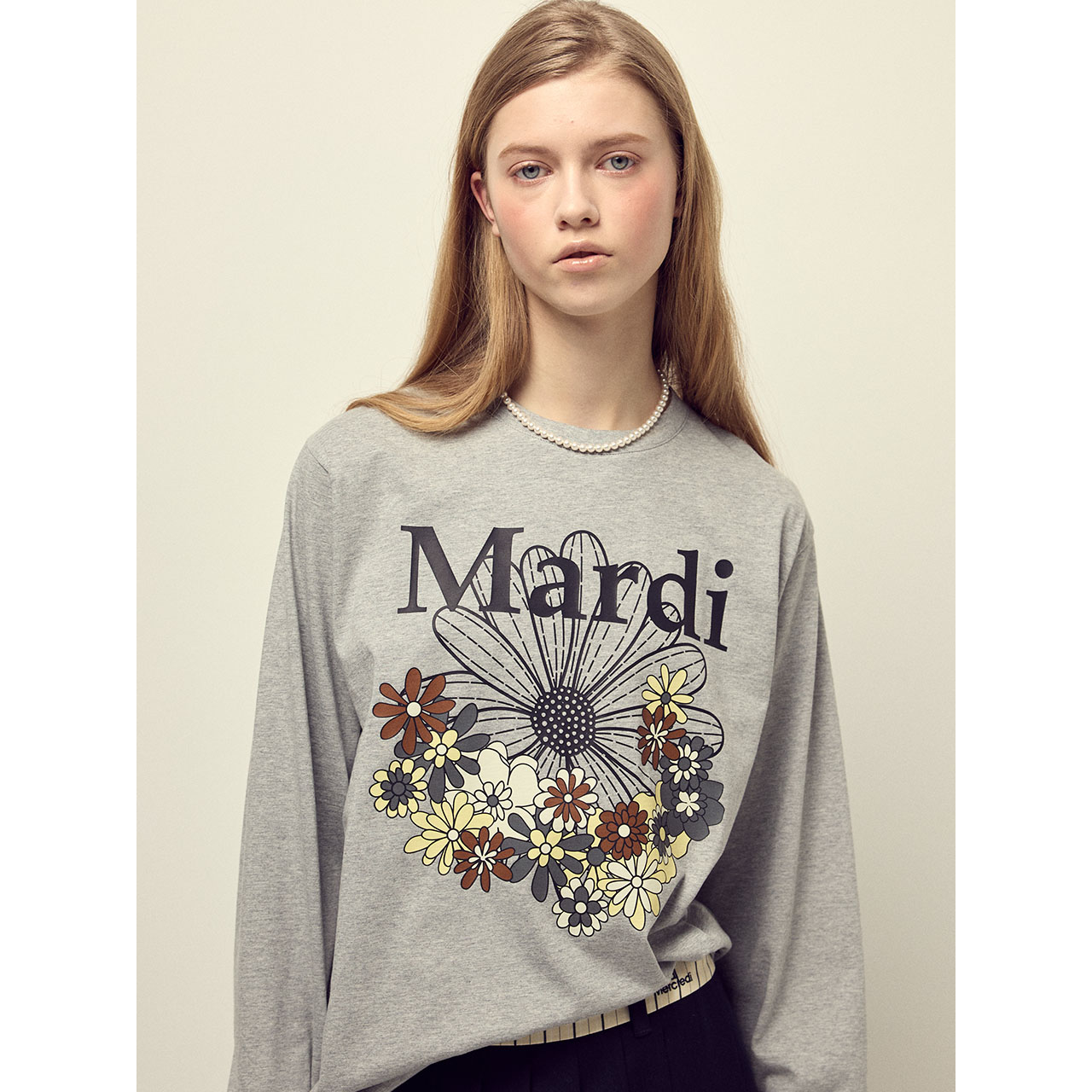 TSHIRT LONG SLEEVE FLOWERMARDI JARDIN
