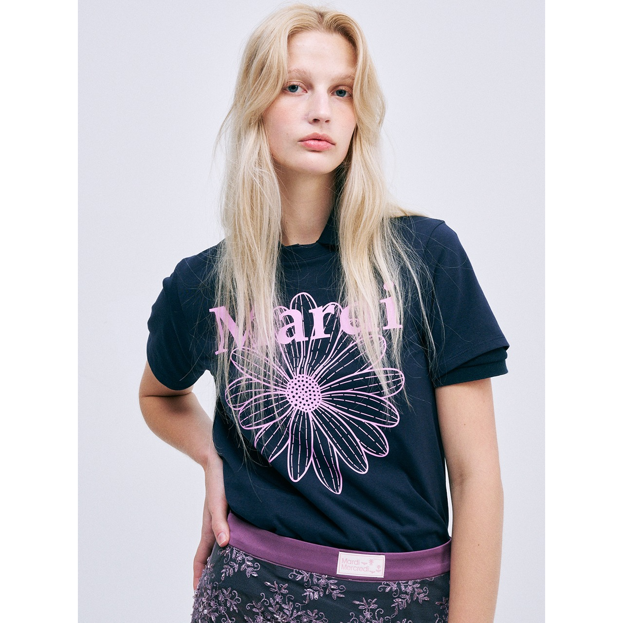 SLIM TSHIRT FLOWERMARDI