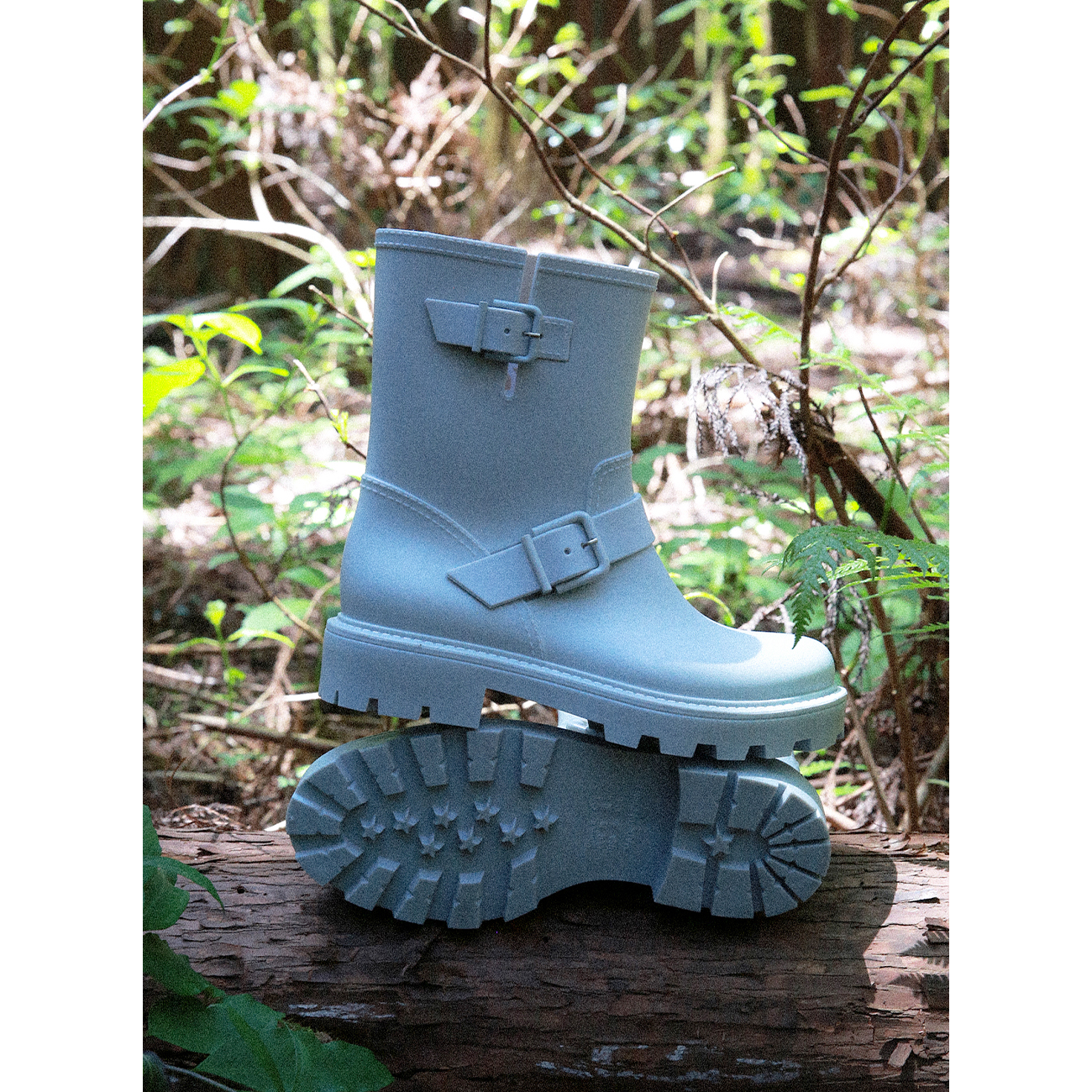 BUCKLE RAIN BOOTS MIDDLE