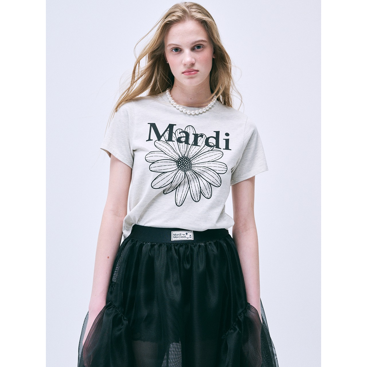 SLIM TSHIRT FLOWERMARDI