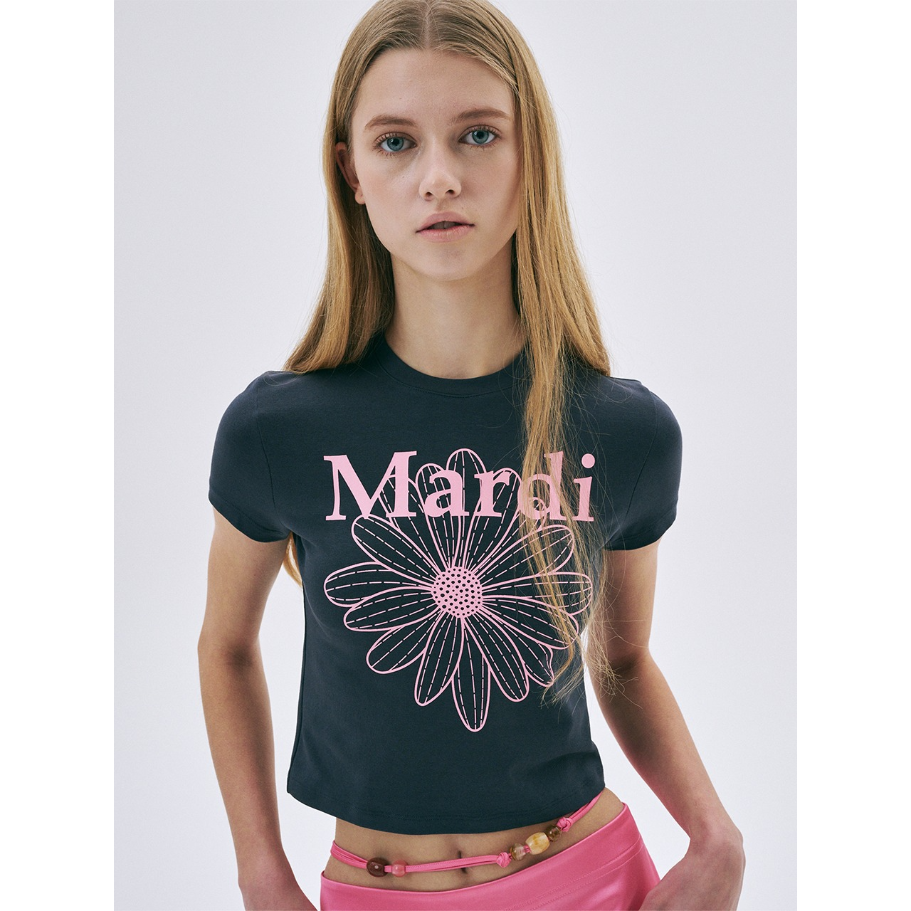 (2025) CROPPED TSHIRT FLOWERMARDI