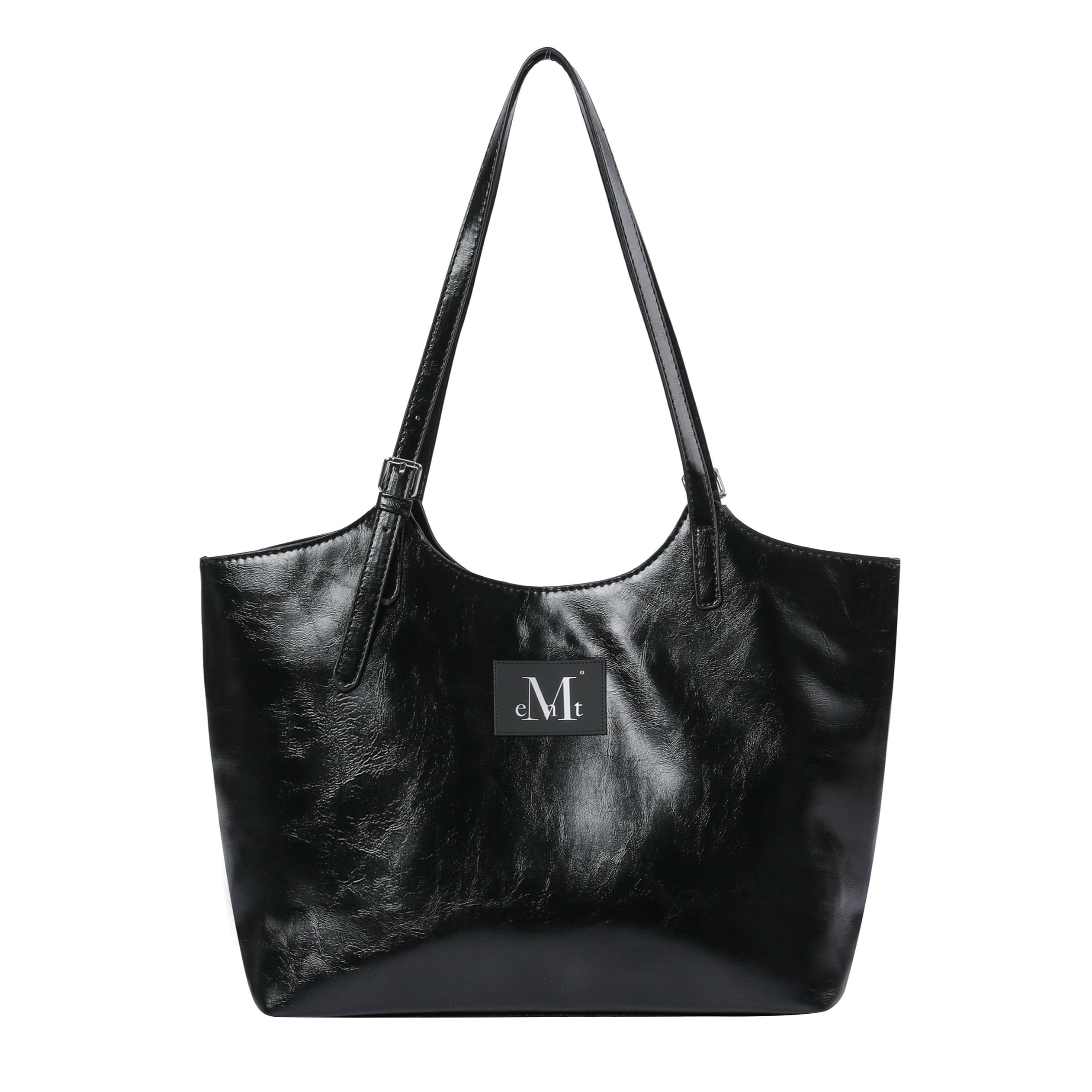 ARMAND FRONT BUCKLE LEATHER SHOULDER BAG UNISEX