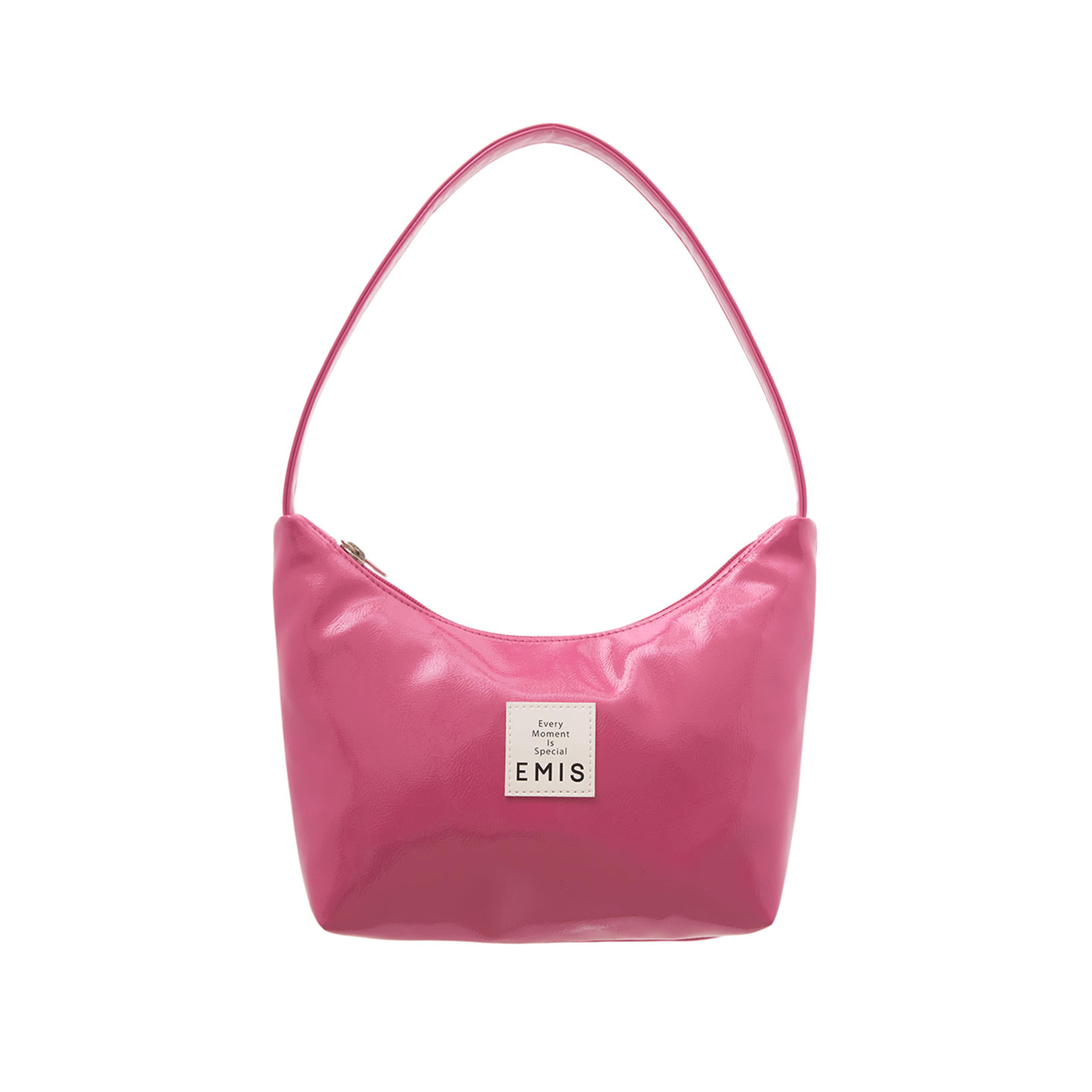 NEW ENAMEL HOBO BAG