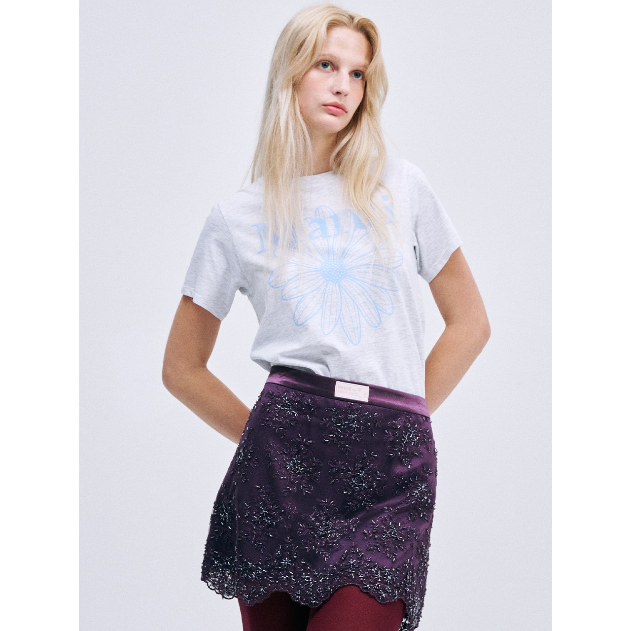 SLIM TSHIRT FLOWERMARDI