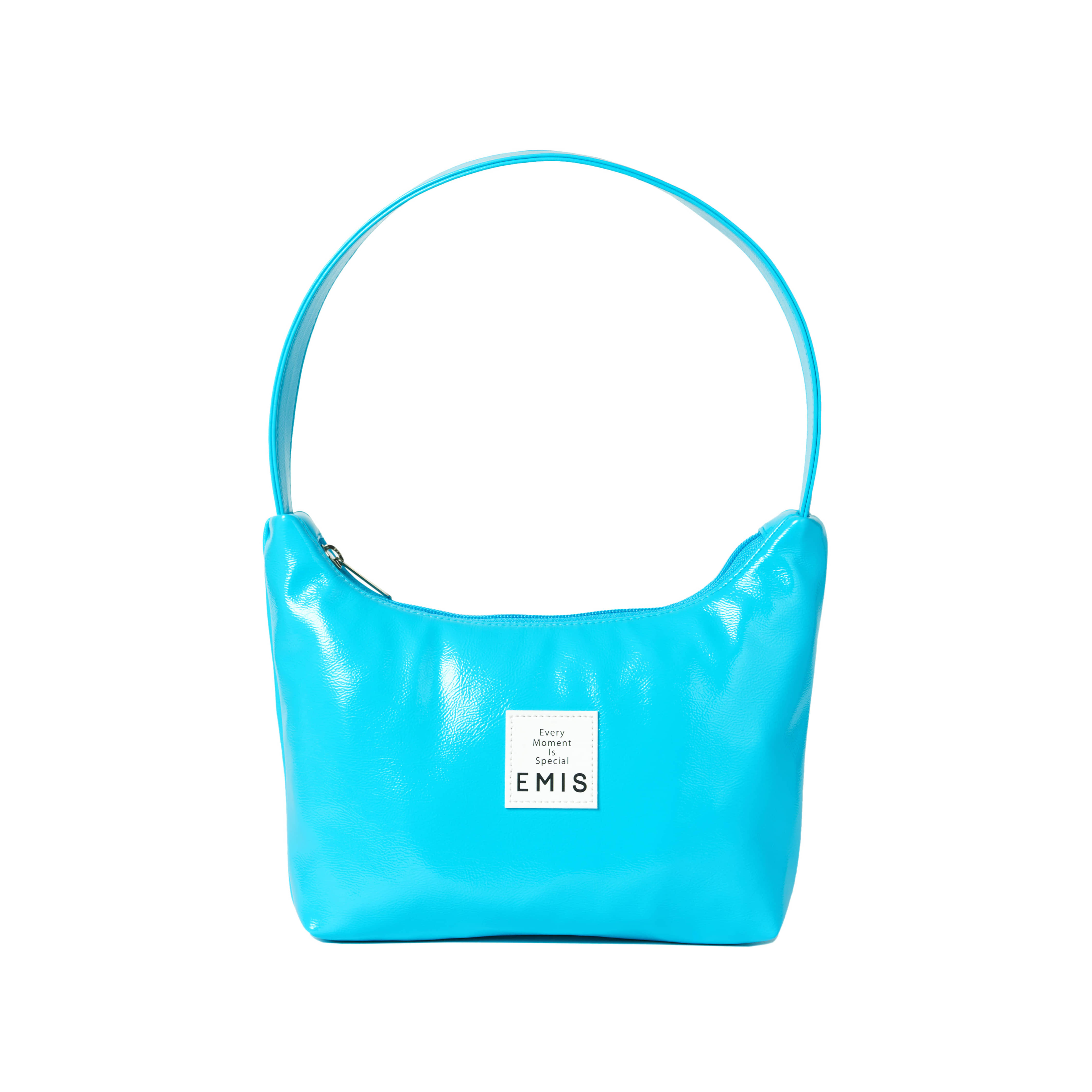 ENAMEL HOBO BAG