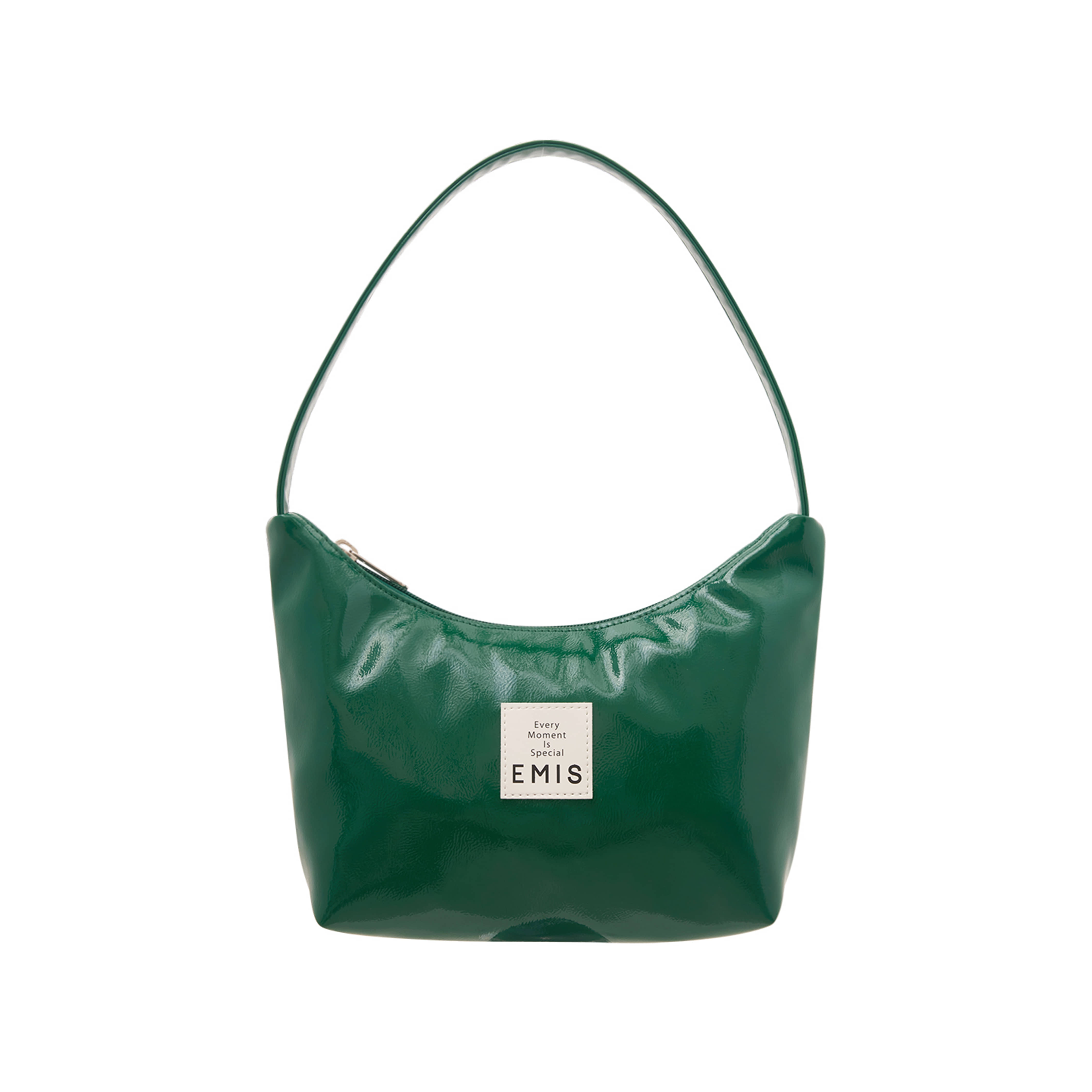 NEW ENAMEL HOBO BAG