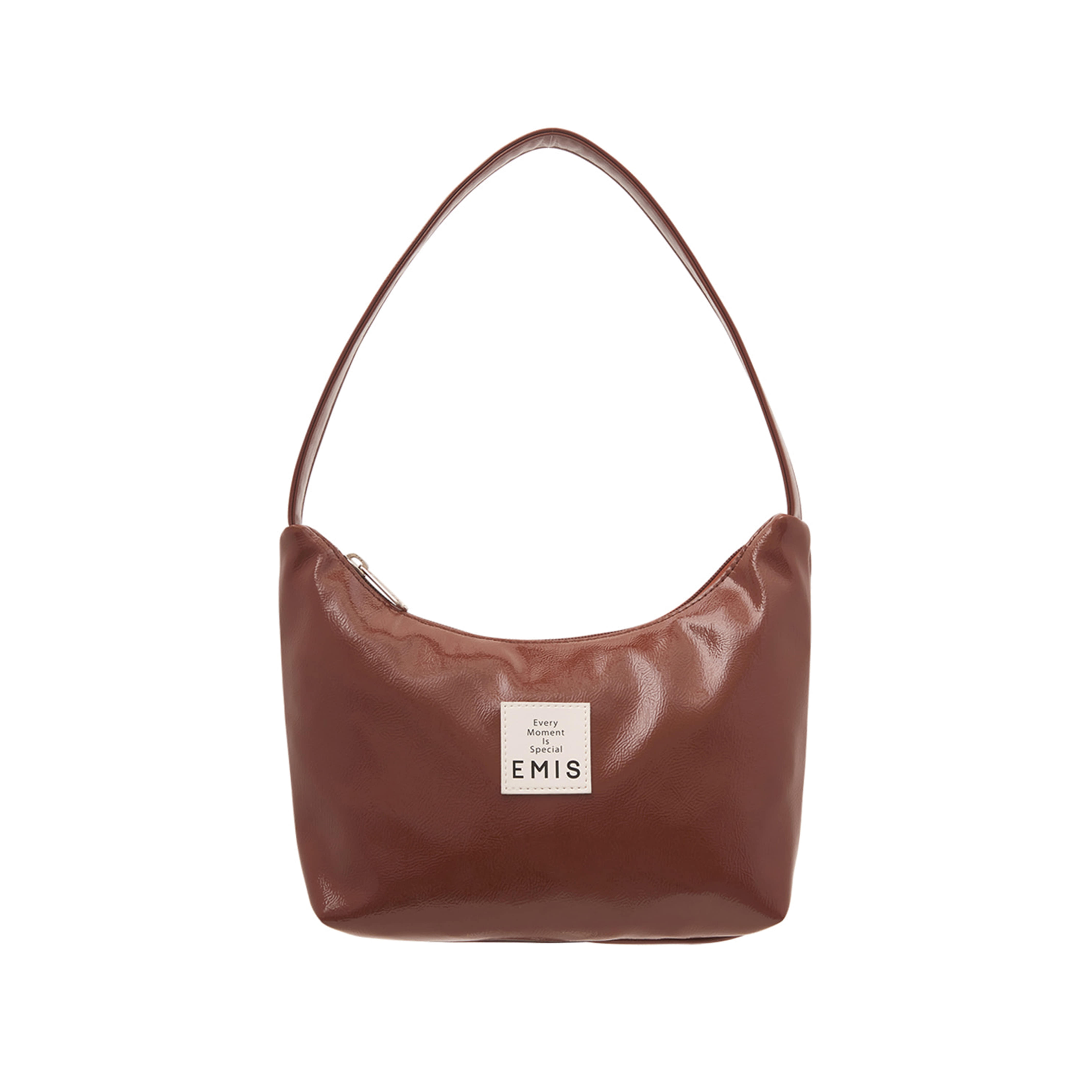 NEW ENAMEL HOBO BAG