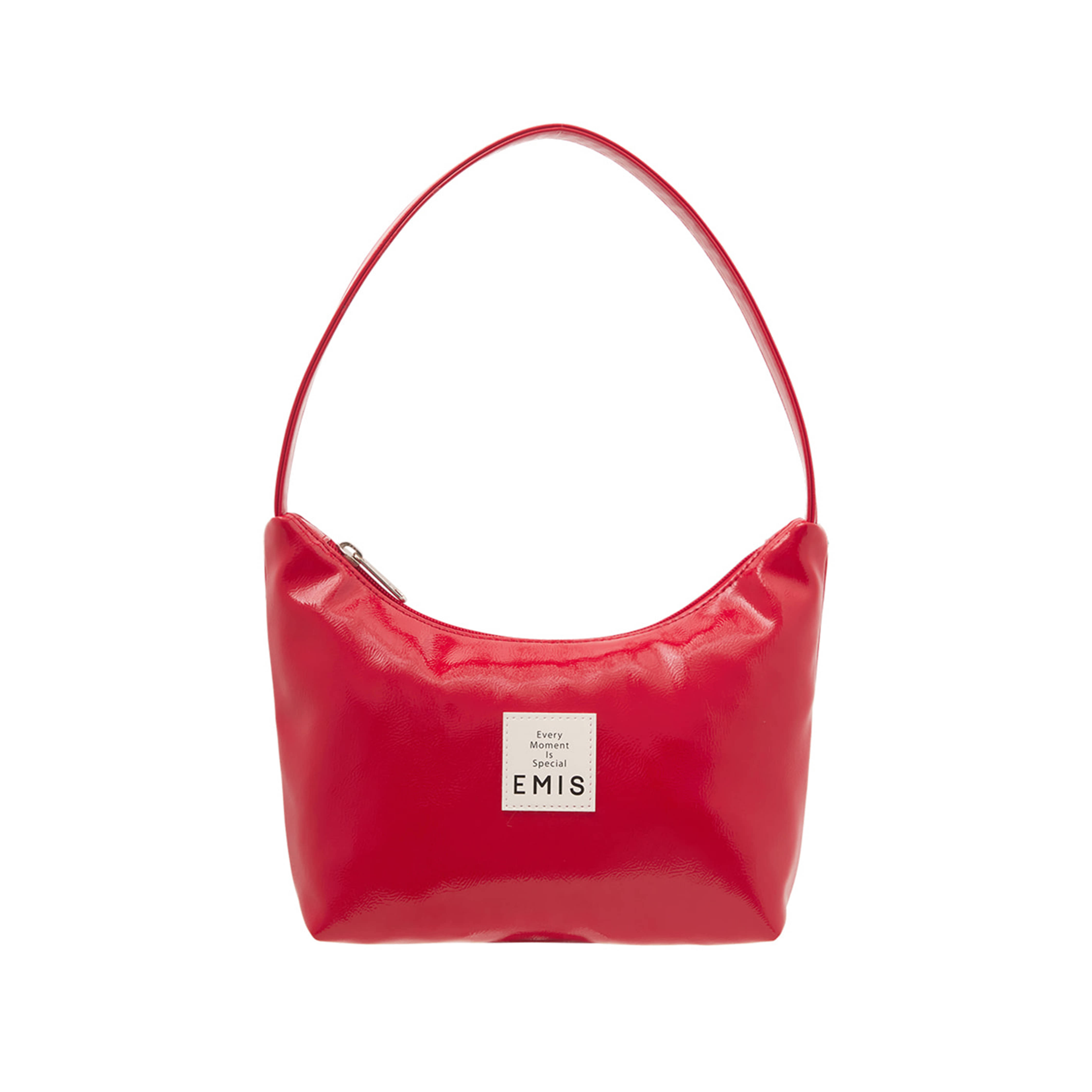 NEW ENAMEL HOBO BAG