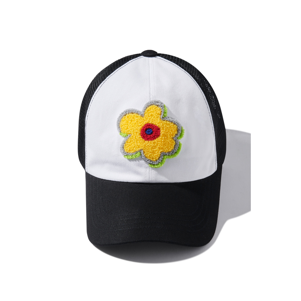 BABY FLOWER MESH CAP