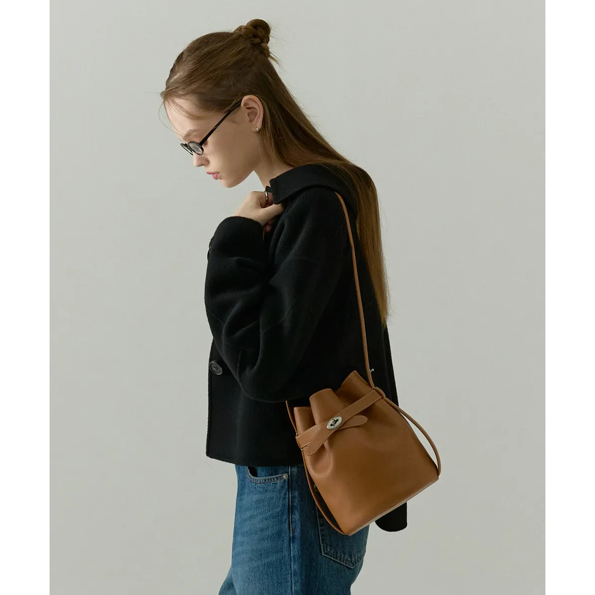 Classic Belt Bucket Bag