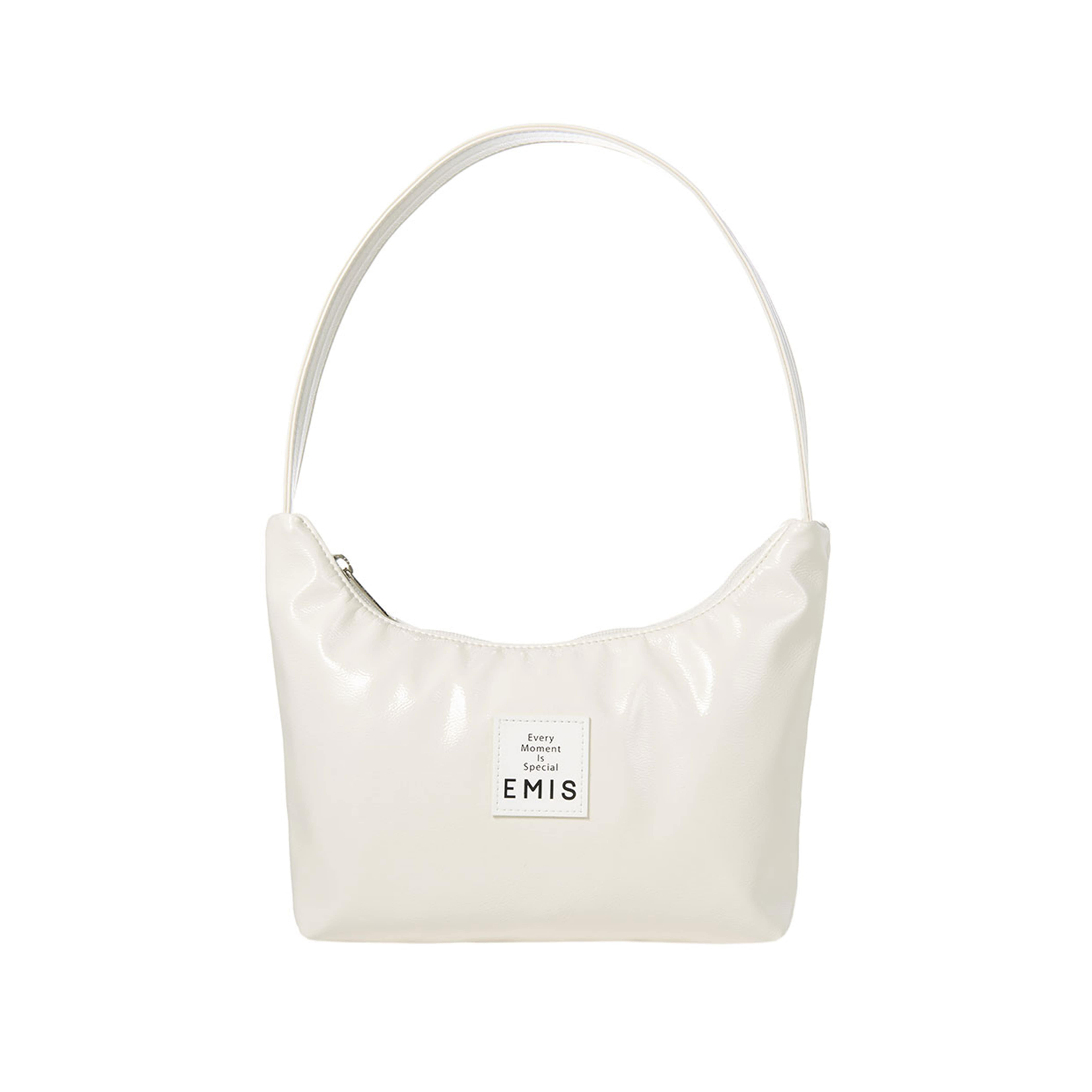 ENAMEL HOBO BAG