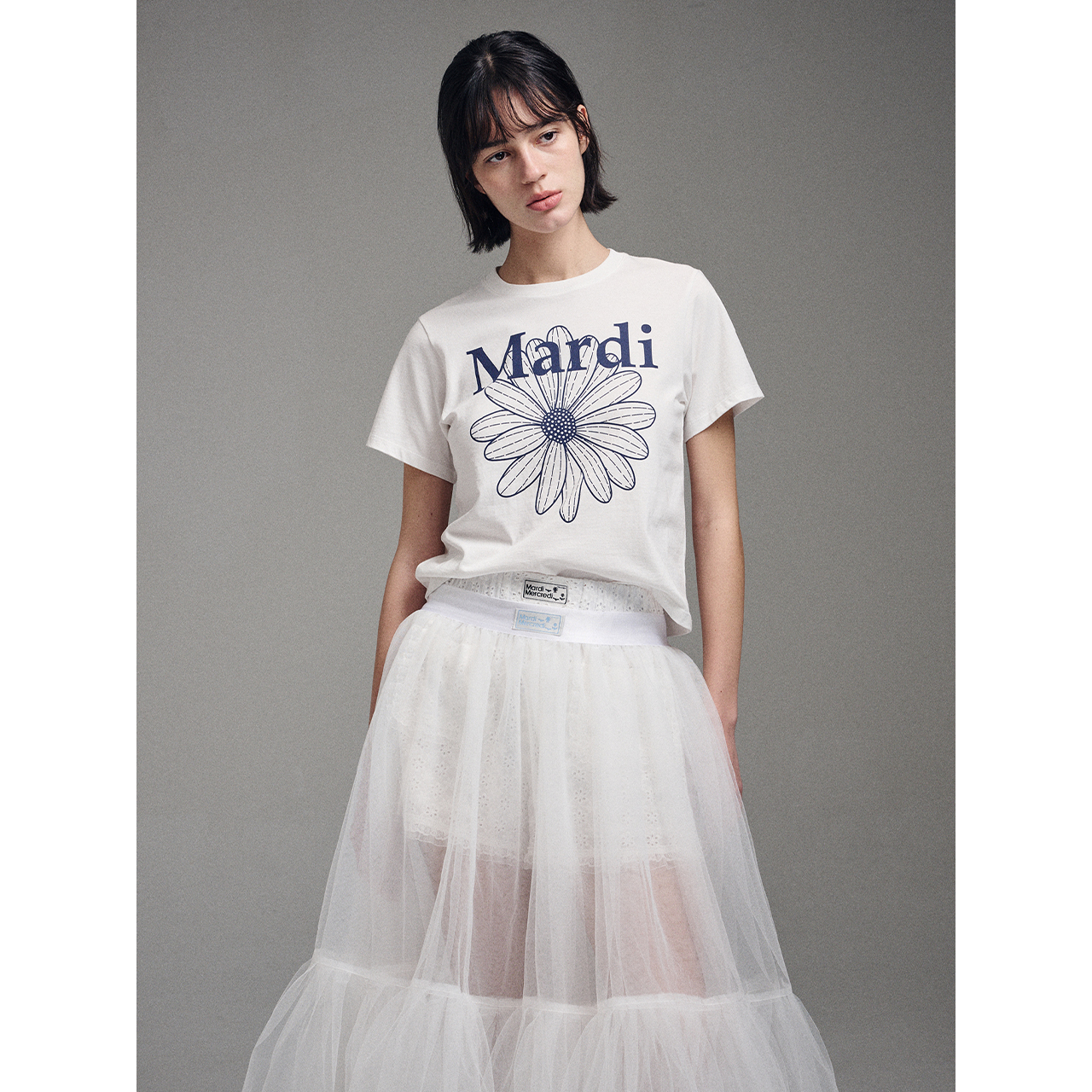 SLIM TSHIRT FLOWERMARDI