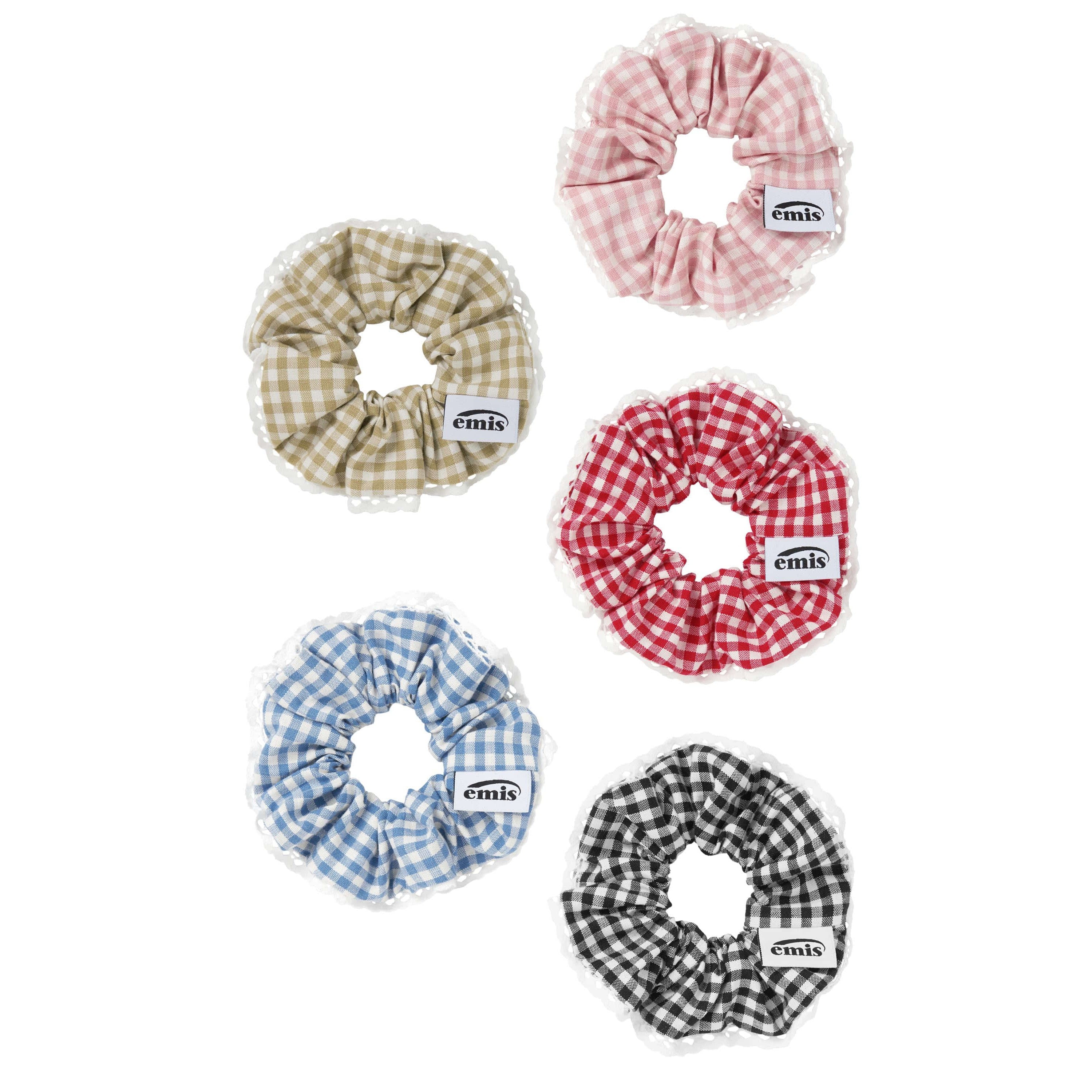 GINGHAM CHECK SCRUNCHIE
