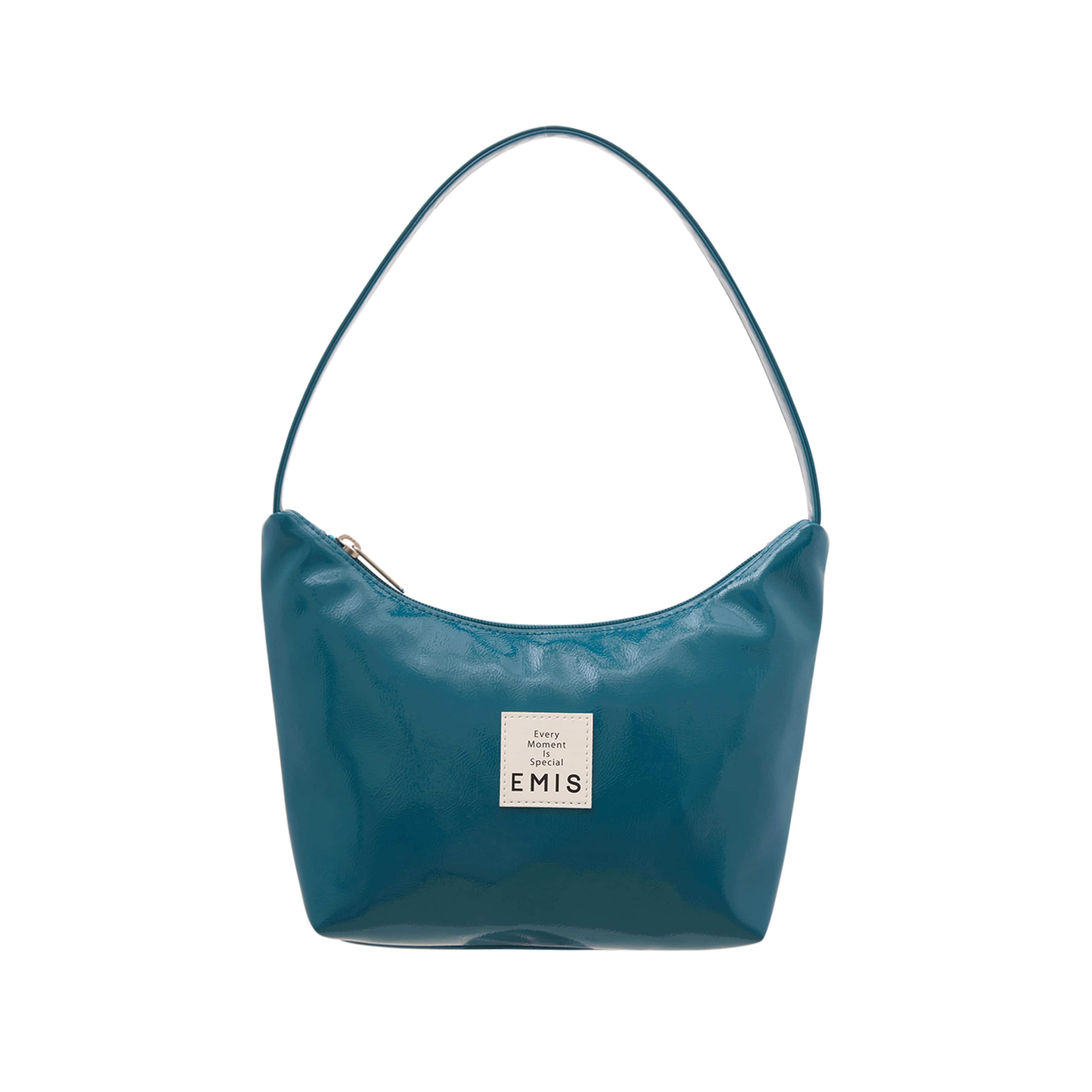 NEW ENAMEL HOBO BAG