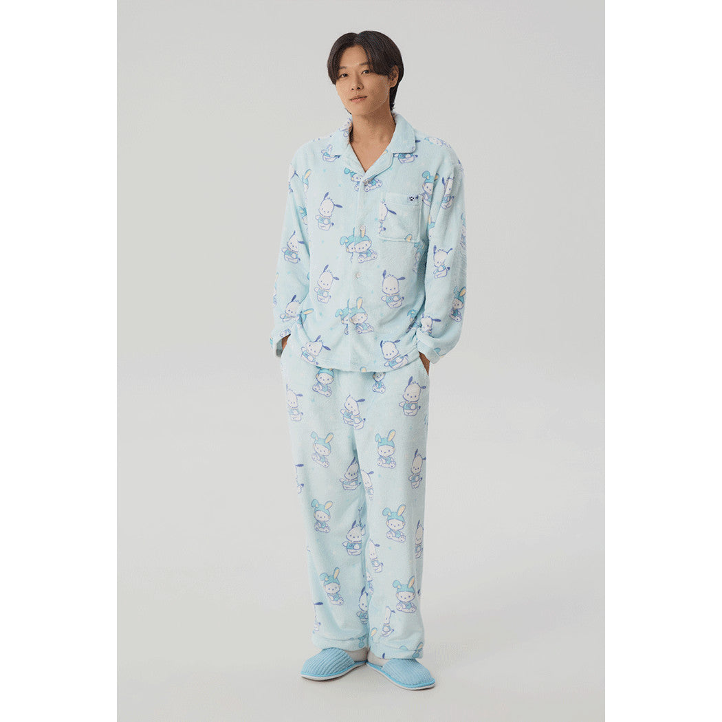 (Sanrio 2025) It's a warm sleep Pajama 長袖珊瑚毛毛睡衣套裝