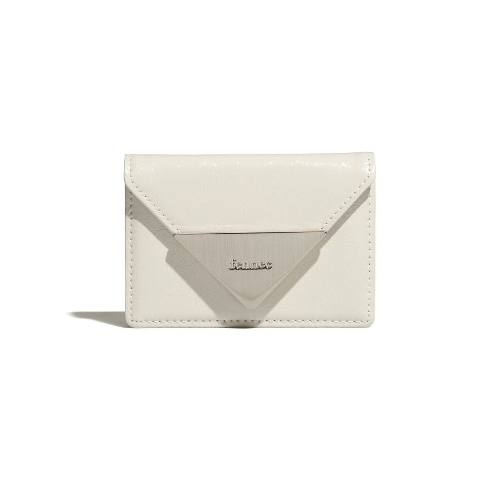 CRINKLE TRIANGLE ACCORDION POCKET