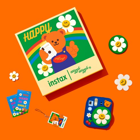 Wiggle Wiggle x Instax Mini 12 Instant Camera All-in-One Package