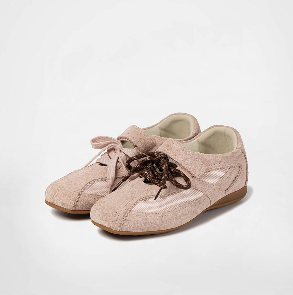PINKING MARY JANE SNEAKERS - PINK