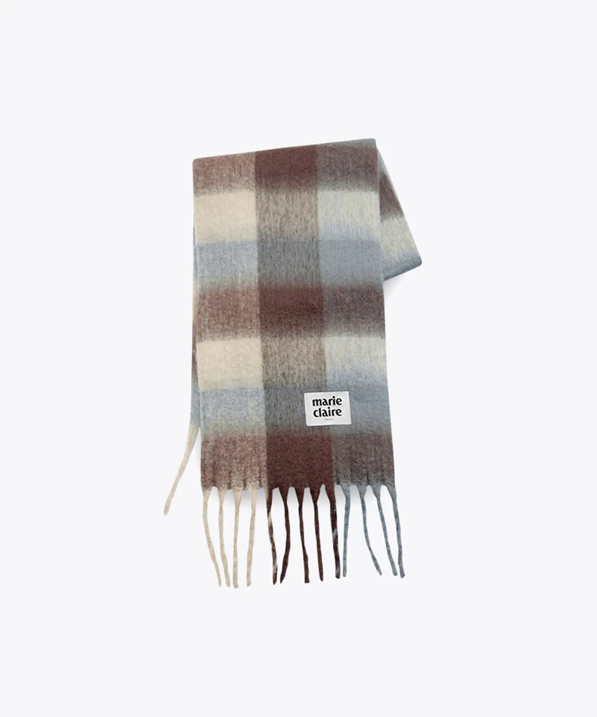 [2025」Cotton candy check muffler