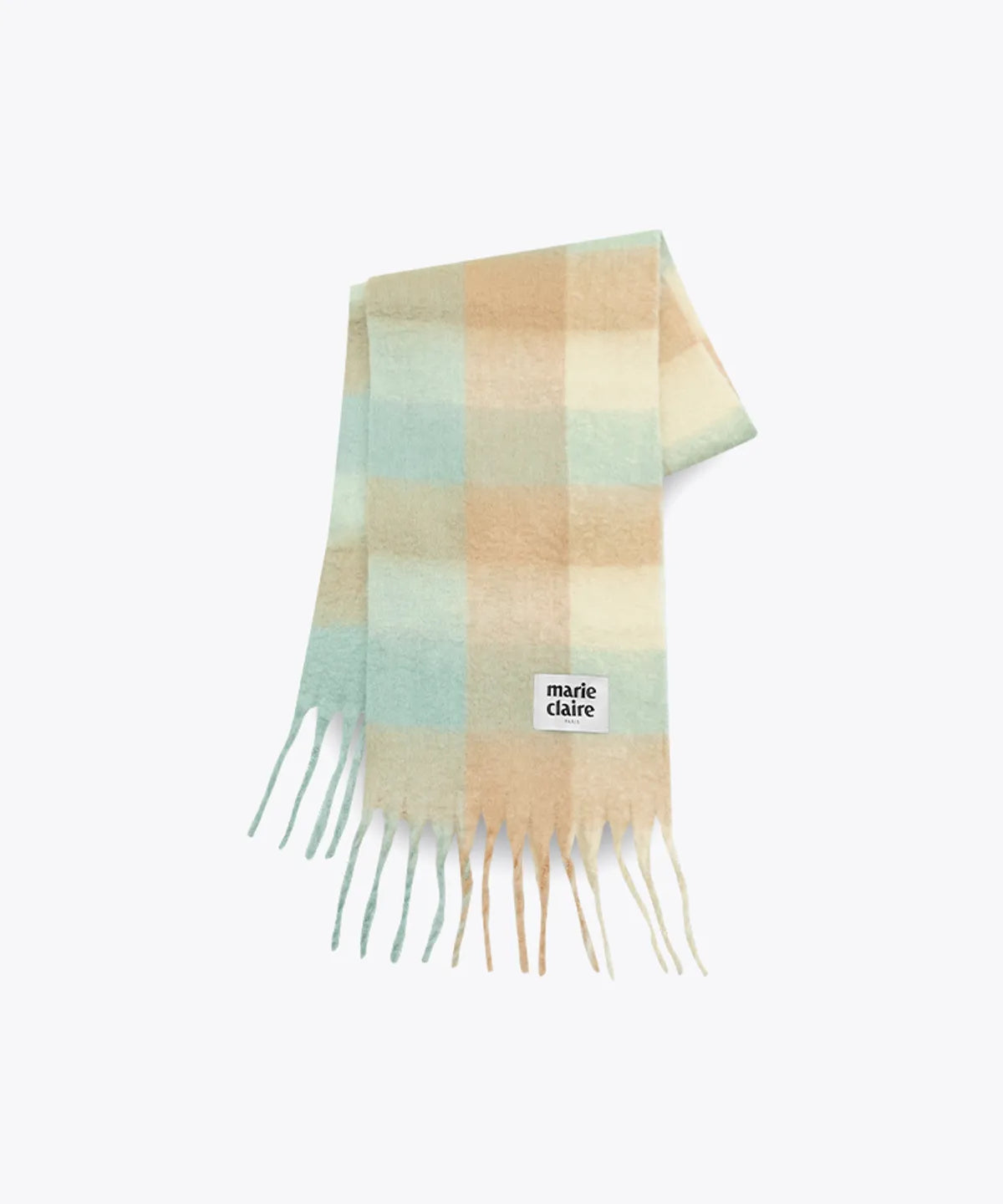 [2025」Cotton candy check muffler