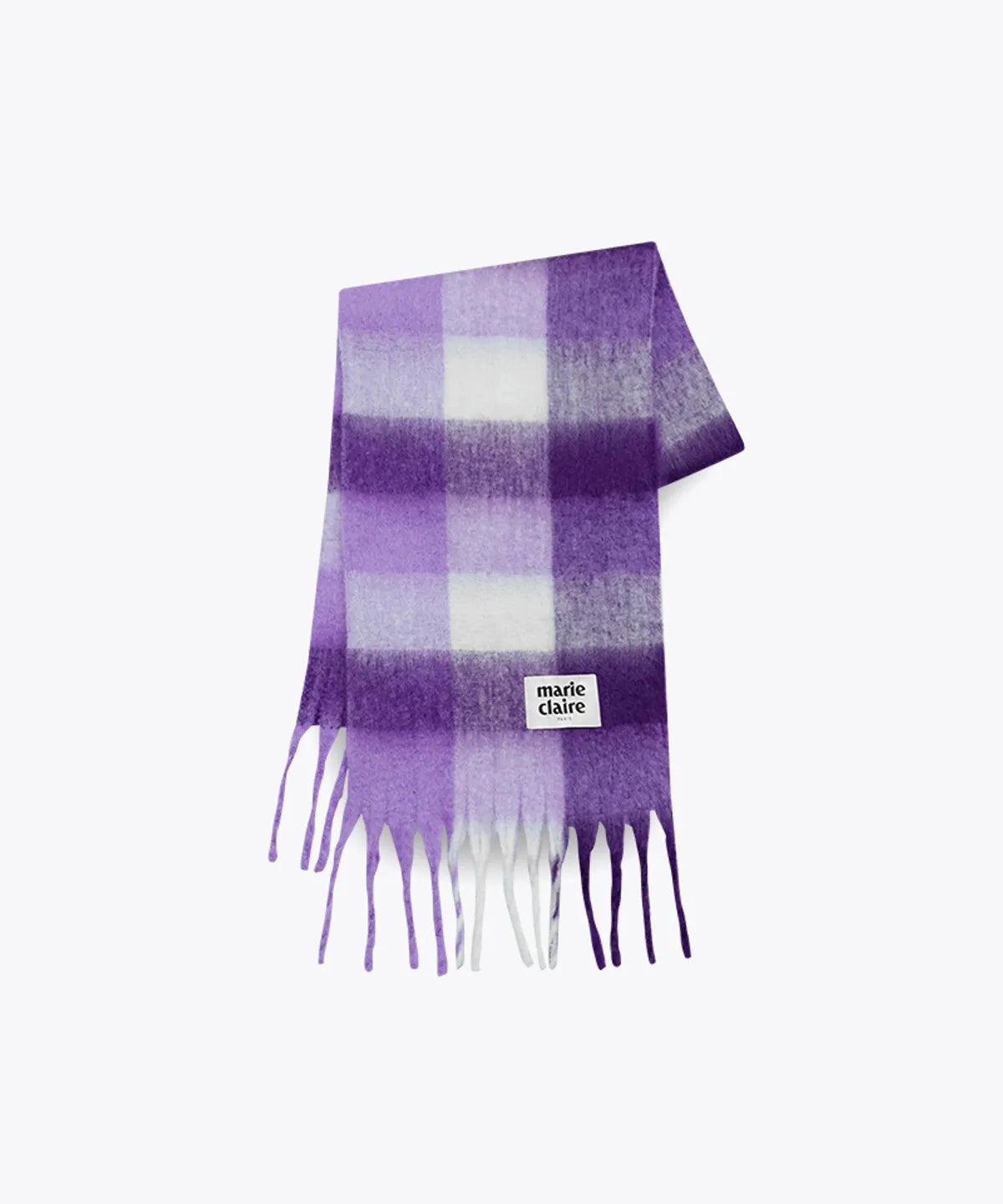[2025」Cotton candy check muffler