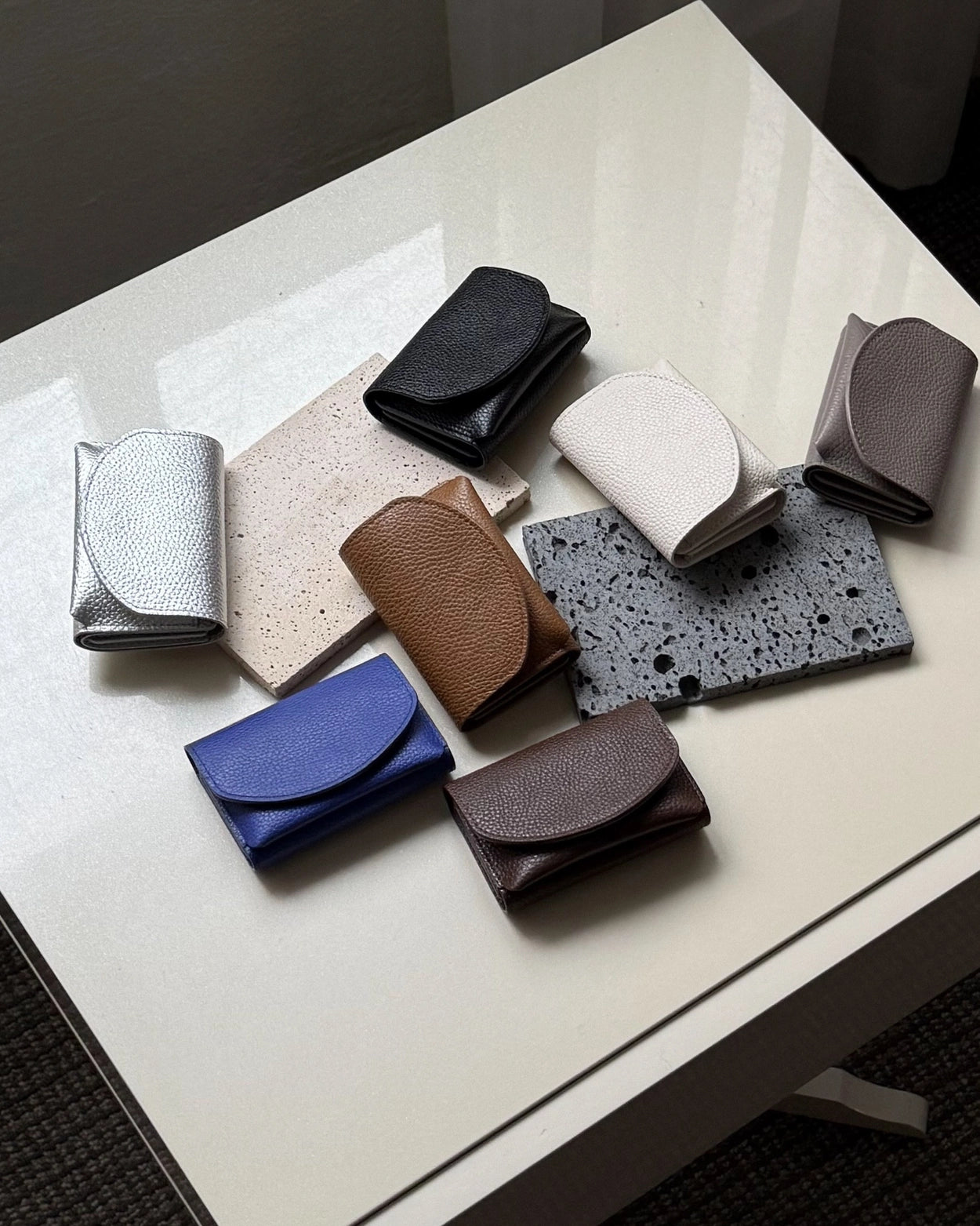 ♥︎bucks&leather♥︎25FW 真皮銀包Compact Wallet