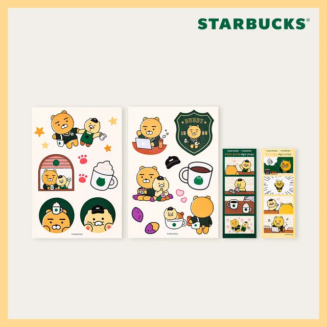 My Buddy Ryan & Choonsik Sticker Set (4P)