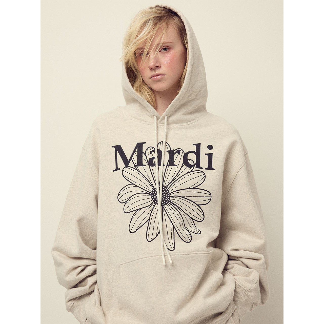 OVERSIZED HOODY FLOWERMARDI
