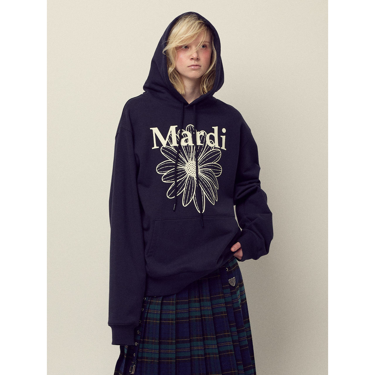 OVERSIZED HOODY FLOWERMARDI